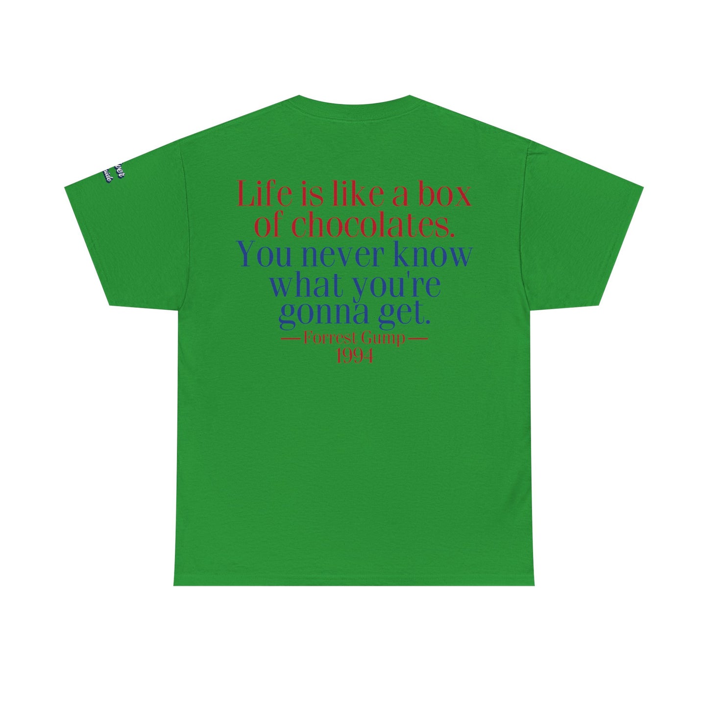 Oliver Outside Forrest Gump Parody Tee – Bench Time Classic