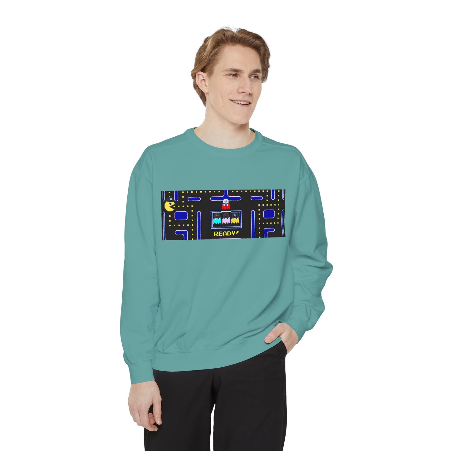 ⚾🕹️ Retro Arcade Maze Yankee Sweatshirt – My City is Everything Crewneck