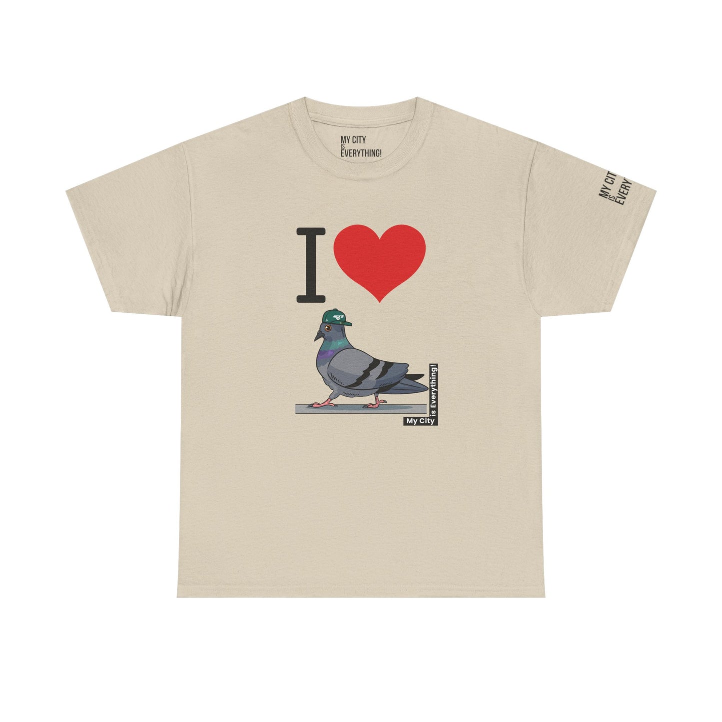 I ❤️ My City Pigeon Tee – Jets Street Bird Remix | My City Is Everything!
