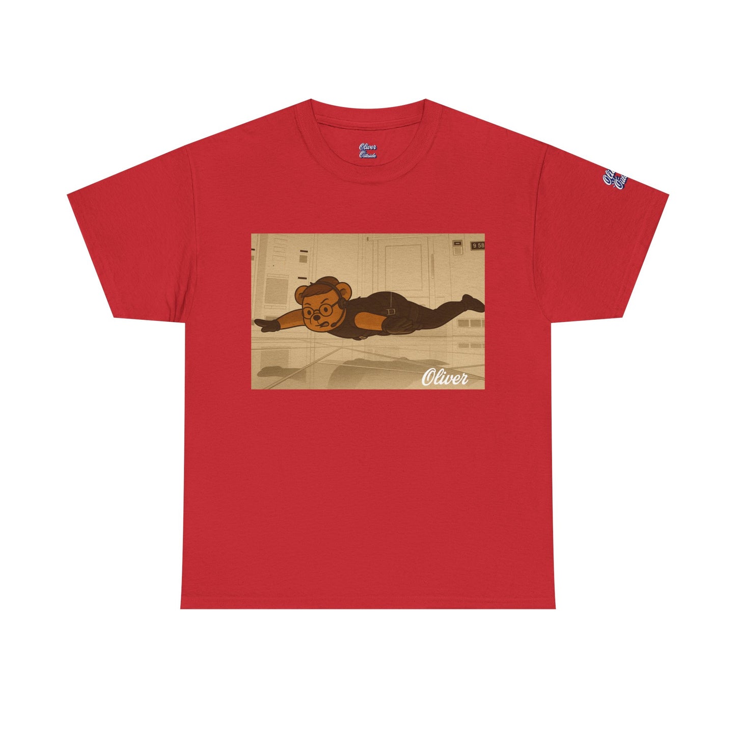 Oliver Outside Mission Impossible Parody Tee – Stealth Mode Bear