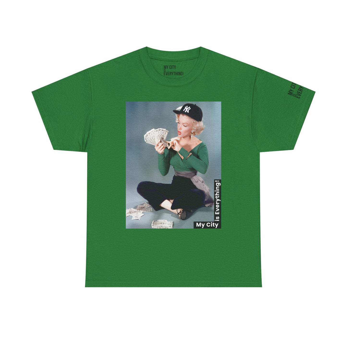 Marilyn x Money x Yankees Tee – Vintage Icon Remix | My City Is Everything!