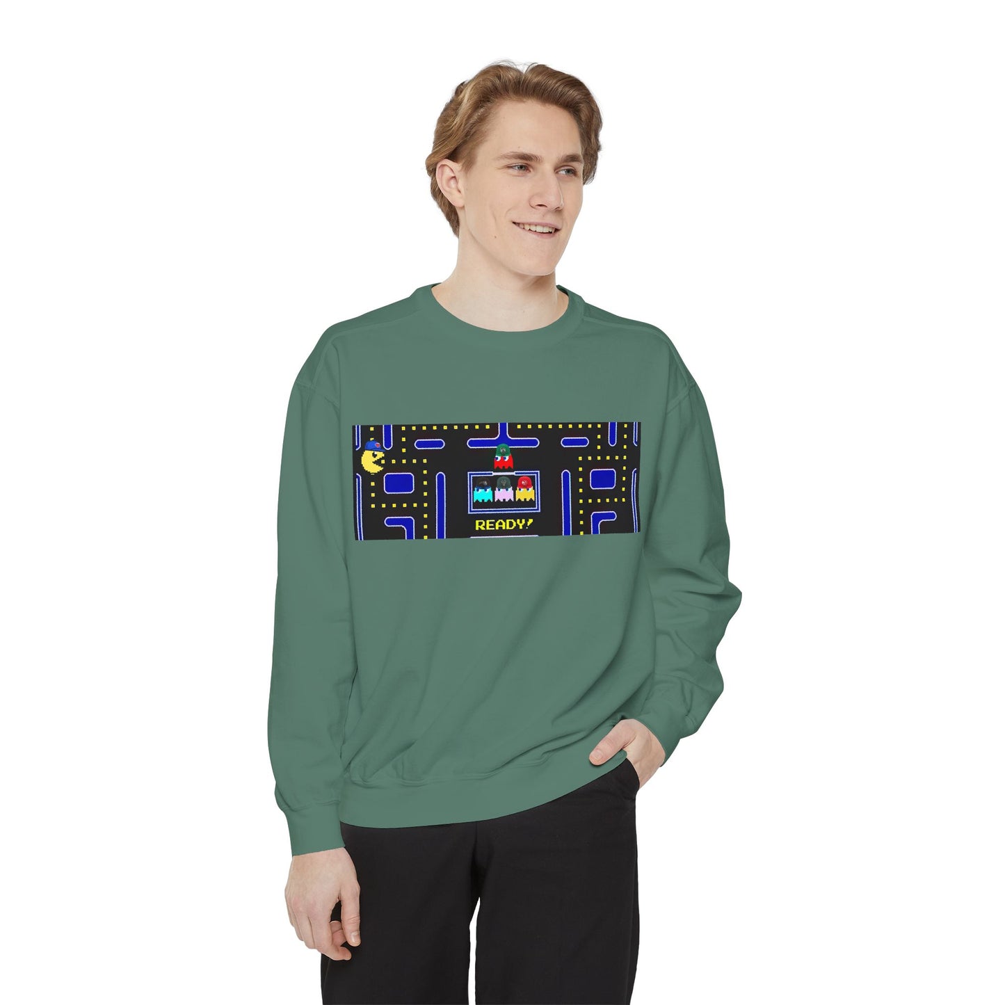 🏀🕹️ Retro Arcade Maze Knicks Sweatshirt – My City is Everything Crewneck