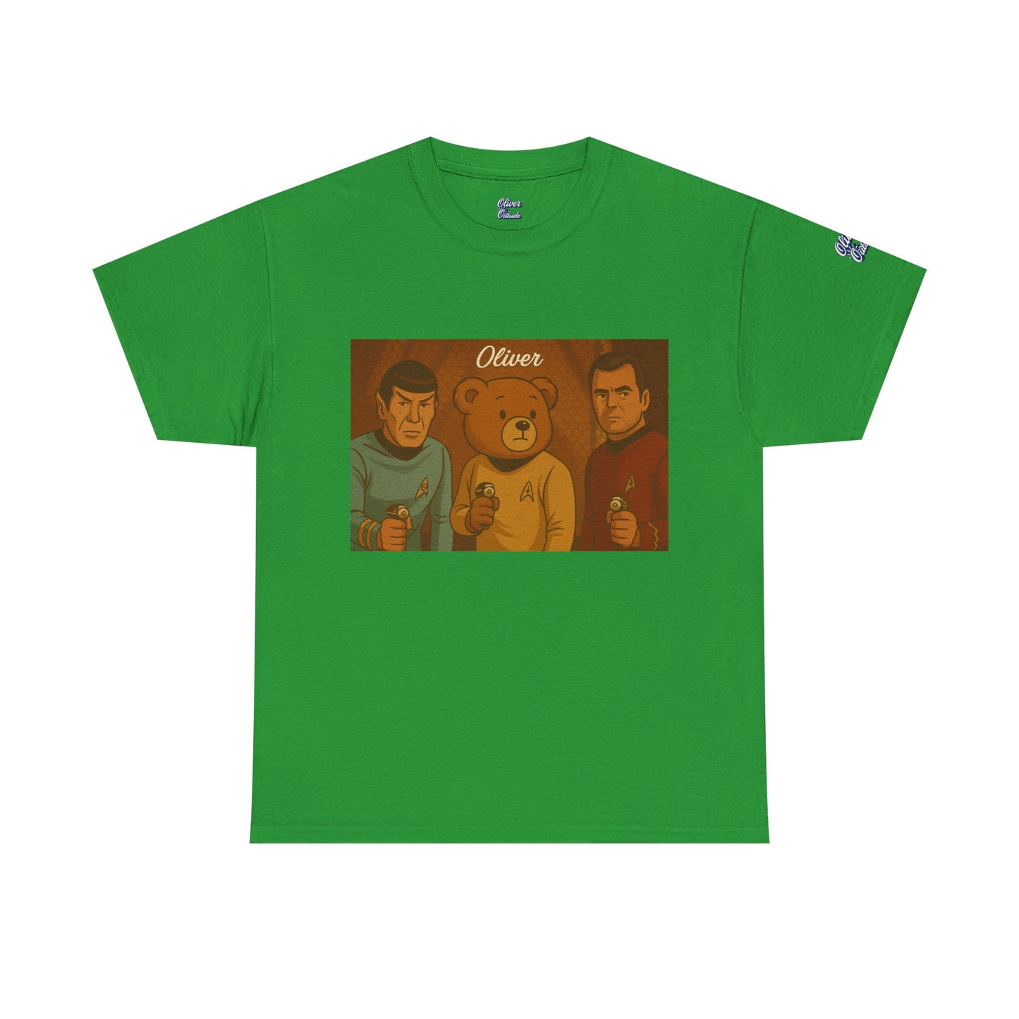 Oliver Outside Star Trek Parody Tee – Boldly Bear Where No One Has