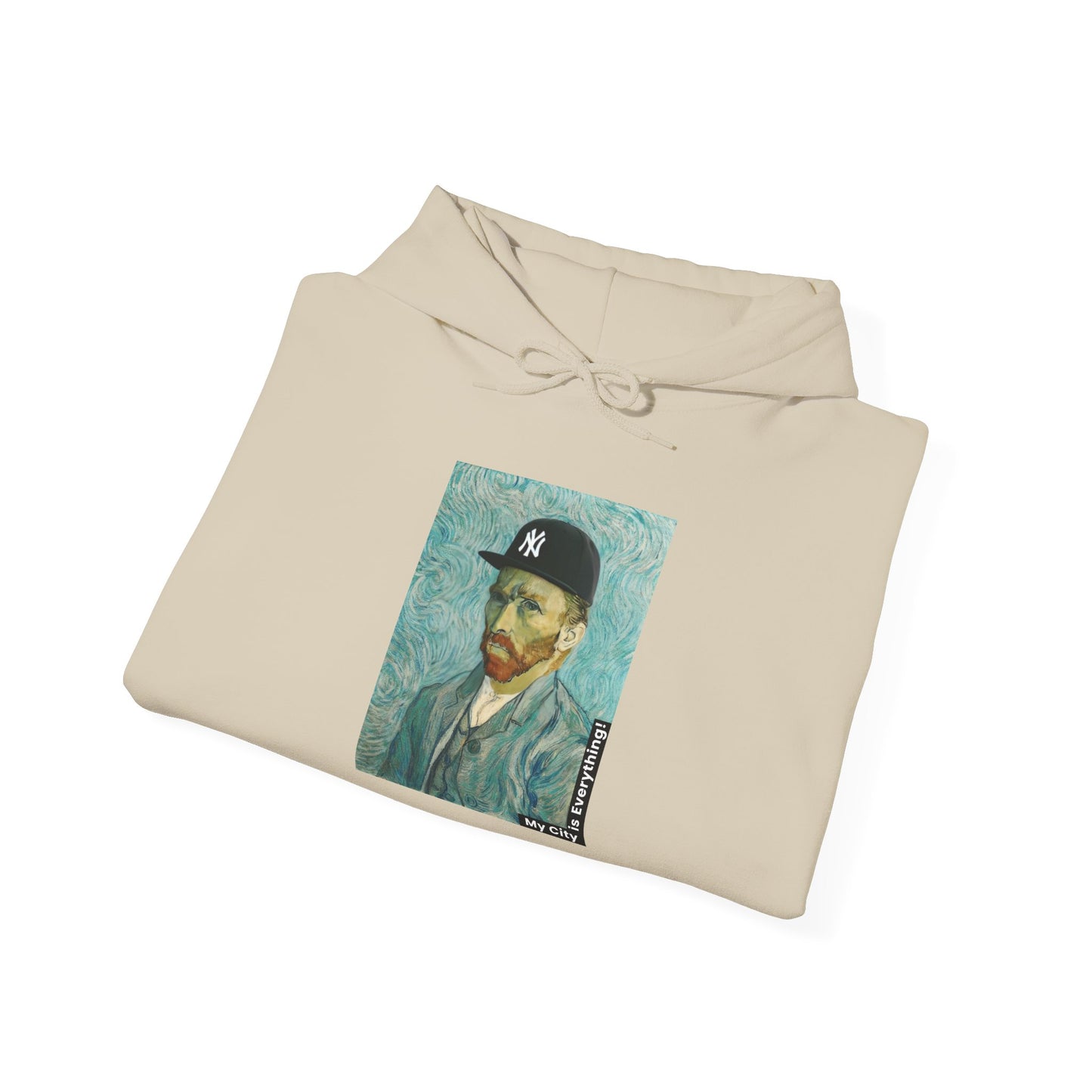 Van Gogh Yankees Hat Hoodie