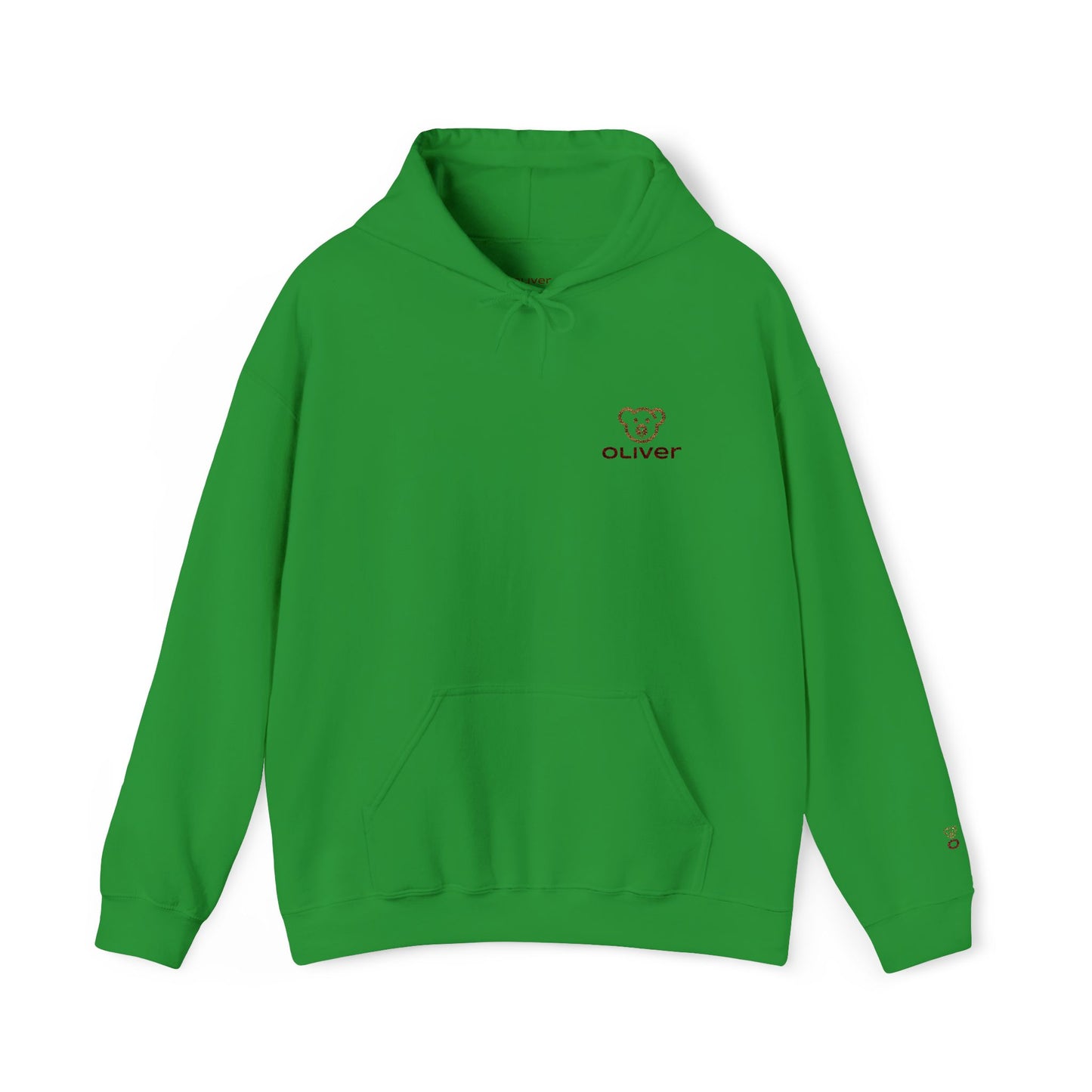 Oliver Bear Minimalist Logo Hoodie – Clean White Classic