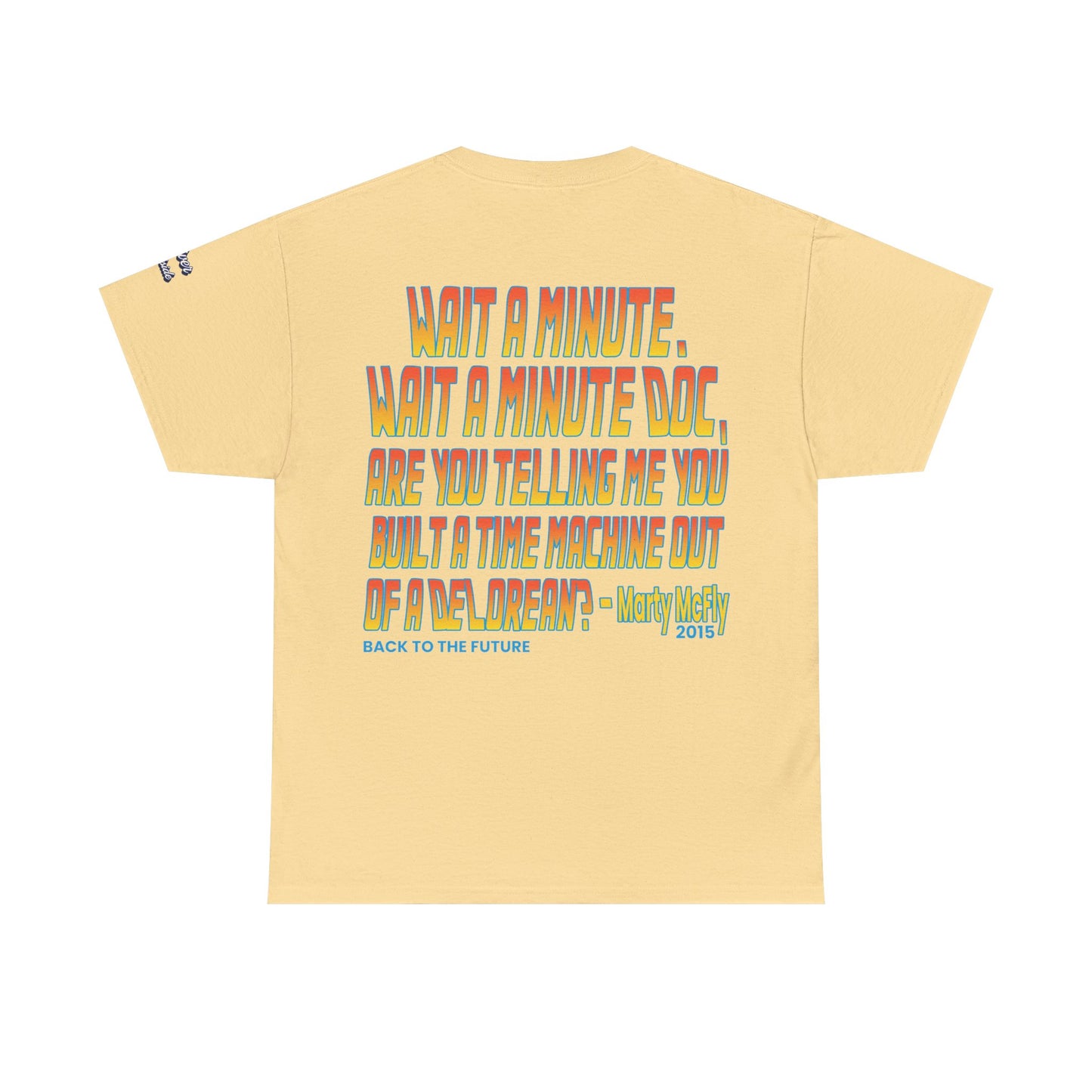 Oliver Outside Back to the Future Parody Tee – Retro Bear Style