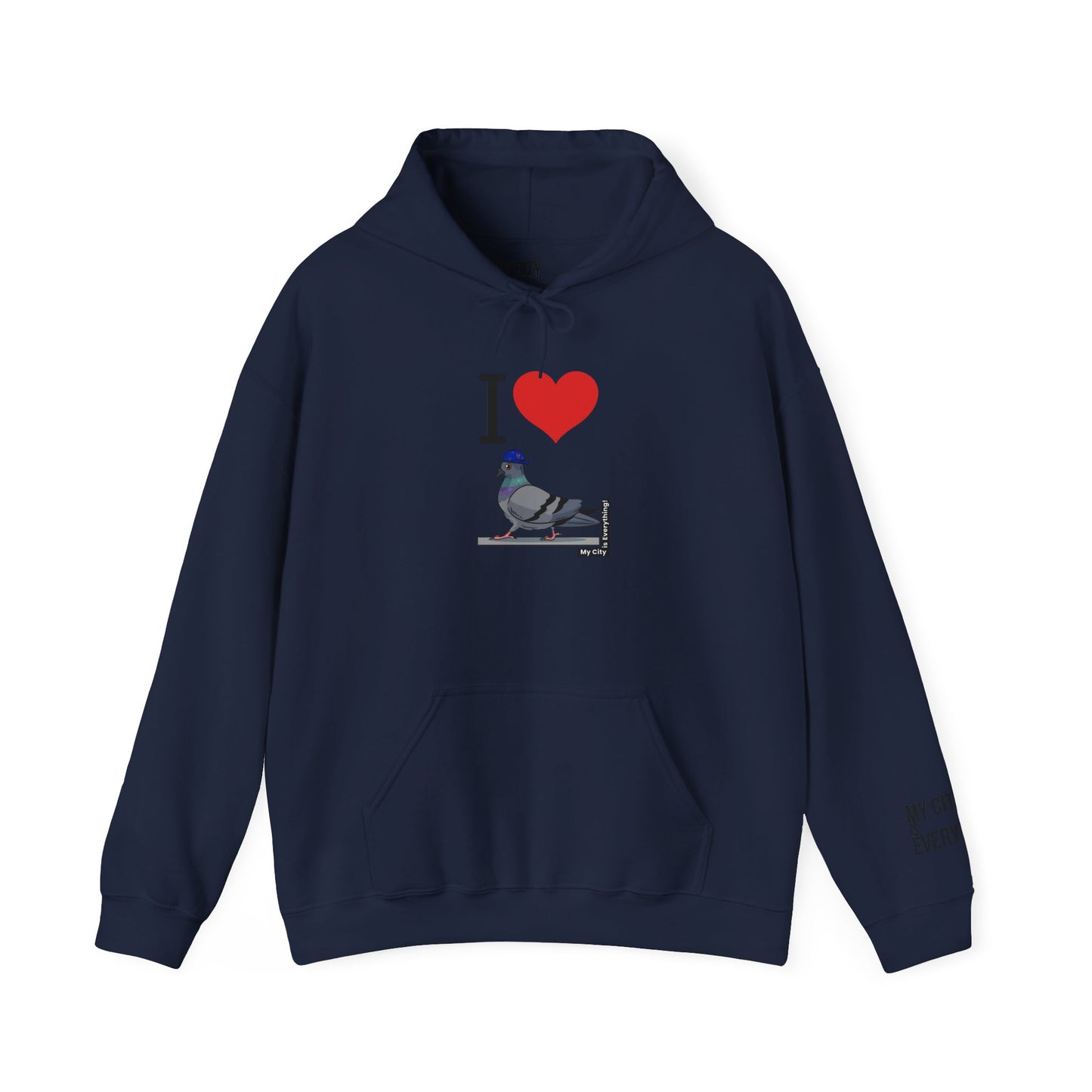 I ❤️ My City Mets Pigeon Hoodie – Blue Cap Edition | My City Is Everything!