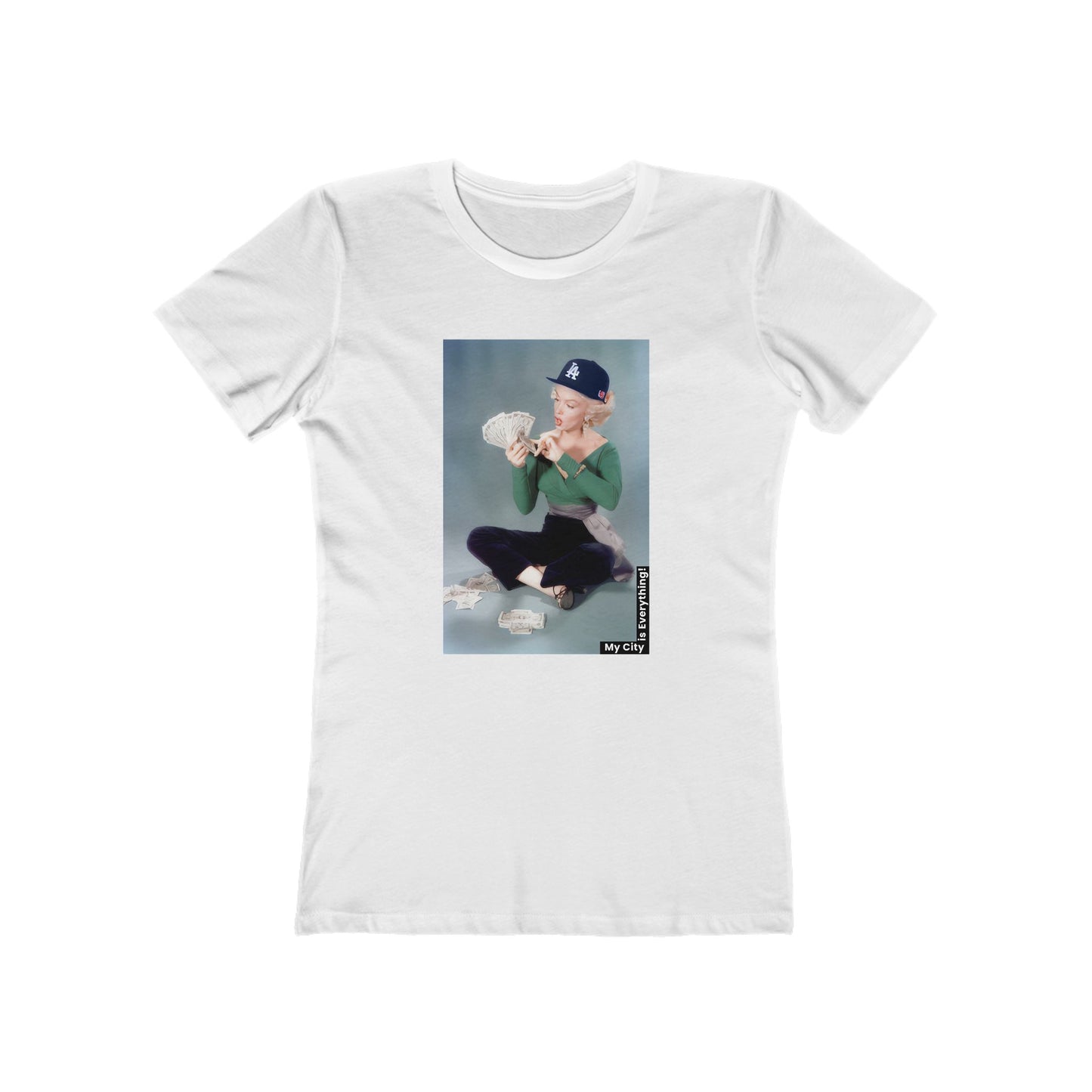 Marilyn x Money x LA Dodgers Tee – Vintage Icon Remix | My City Is Everything!