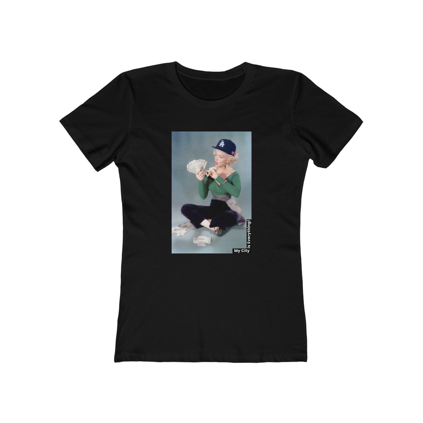 Marilyn x Money x LA Dodgers Tee – Vintage Icon Remix | My City Is Everything!