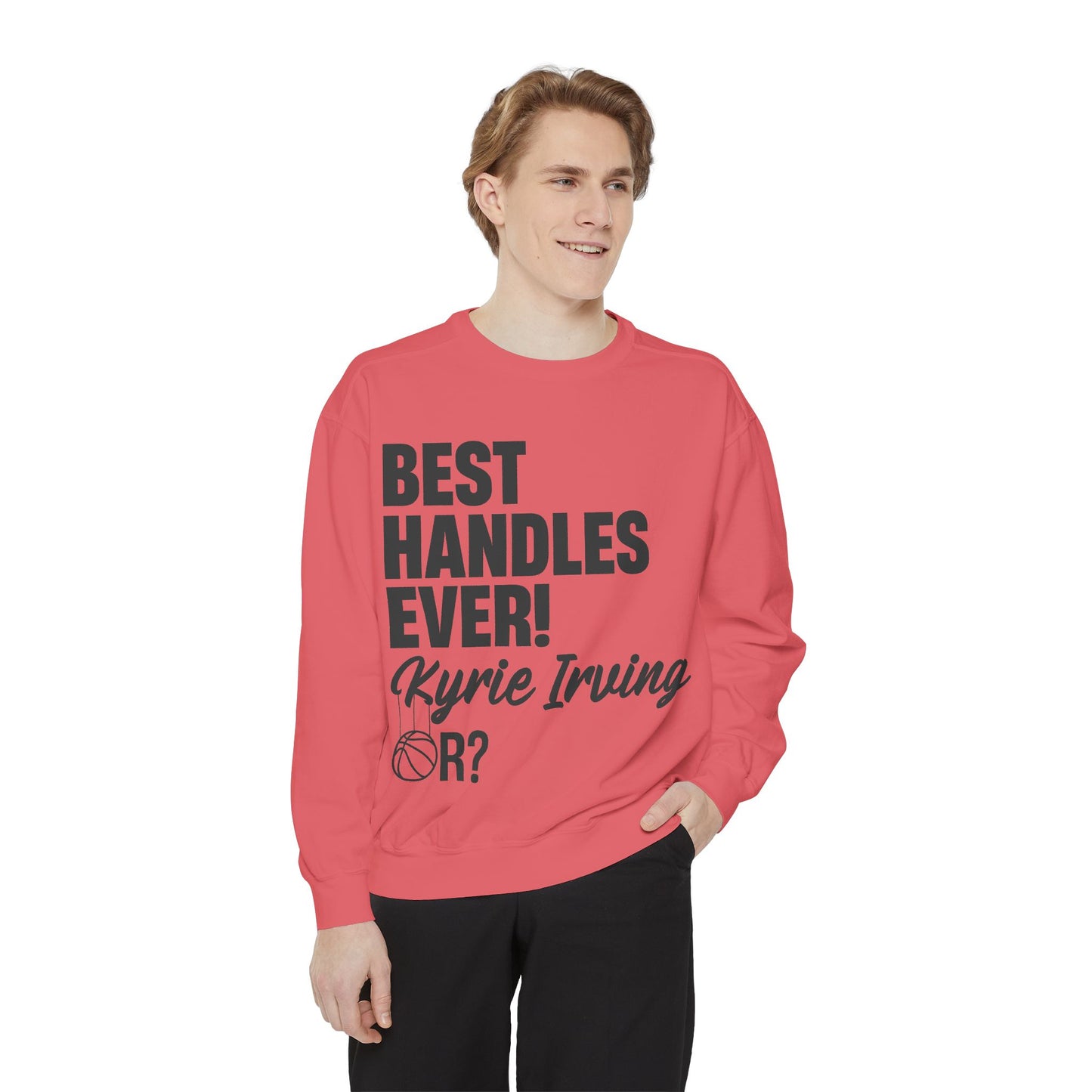 đ Best Handles Ever? Kyrie Irving Sweatshirt â G.O.A.T. Talk Tees Collectorâs Edition