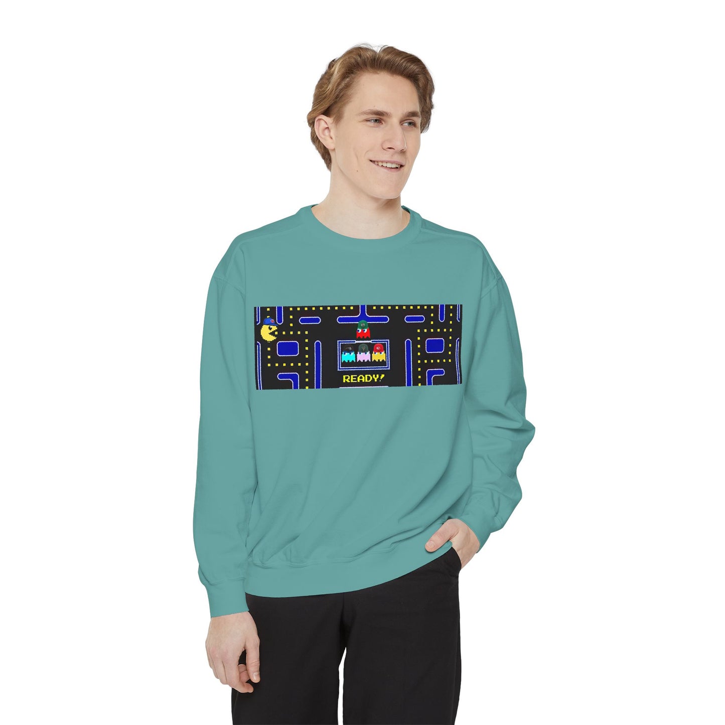 🏀🕹️ Retro Arcade Maze Knicks Sweatshirt – My City is Everything Crewneck