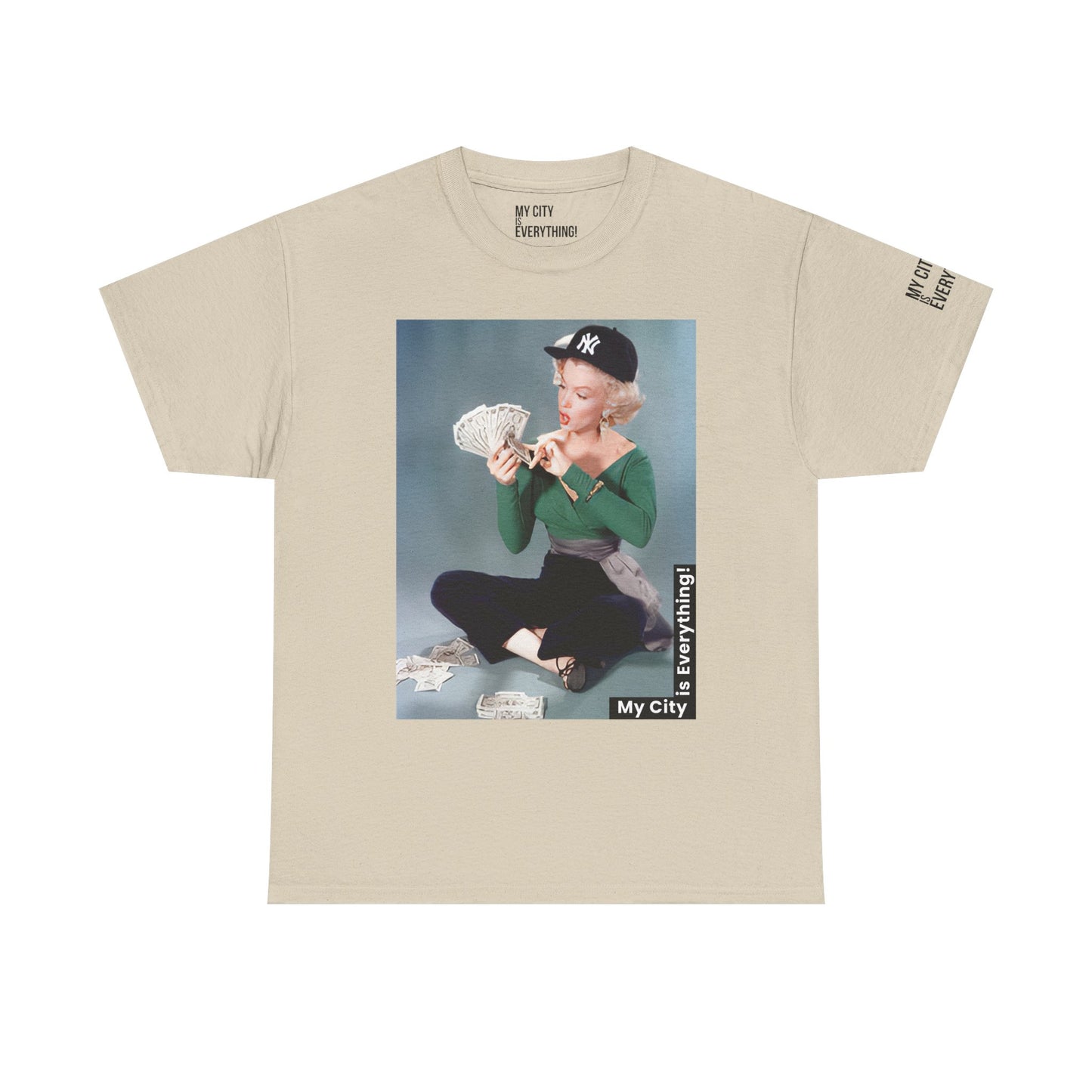 Marilyn x Money x Yankees Tee – Vintage Icon Remix | My City Is Everything!