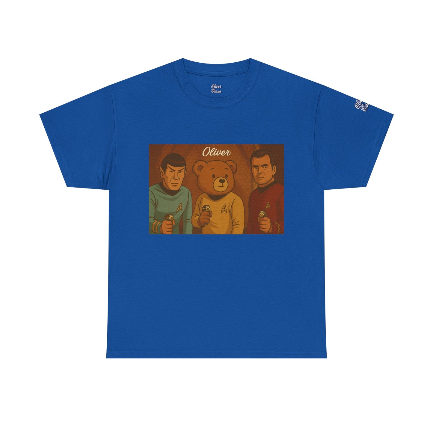 Oliver Outside Star Trek Parody Tee – Boldly Bear Where No One Has