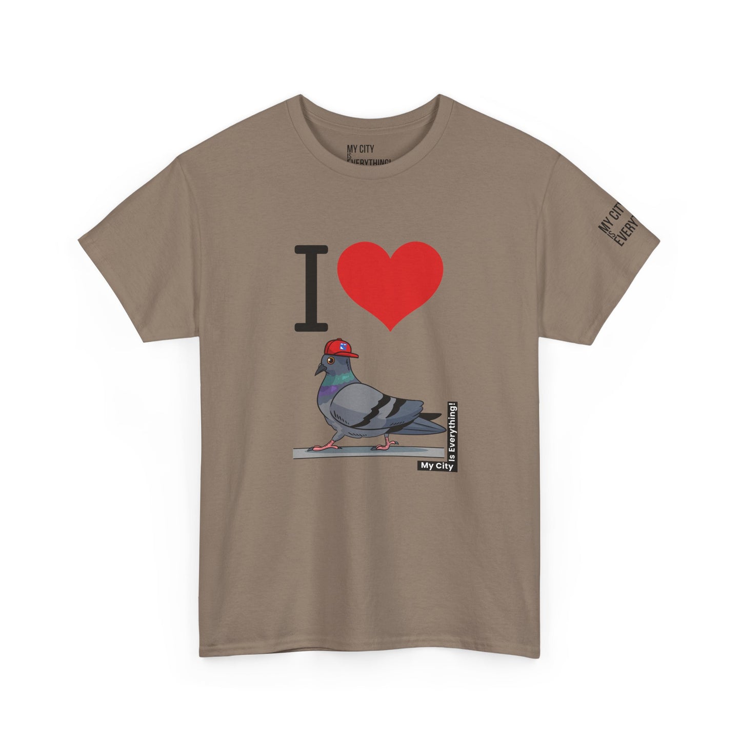 I ❤️ My City Pigeon Tee – Rangers Cap Edition | My City Is Everything!