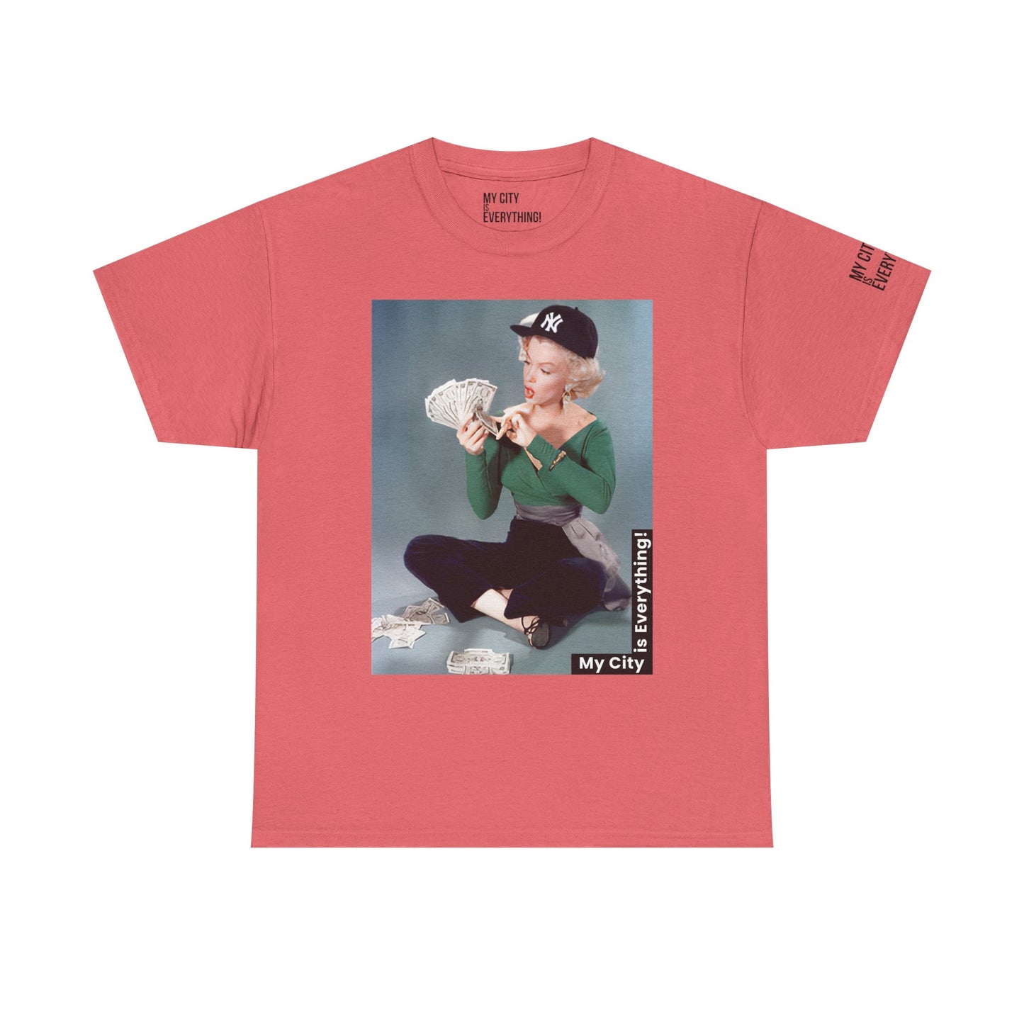 Marilyn x Money x Yankees Tee – Vintage Icon Remix | My City Is Everything!