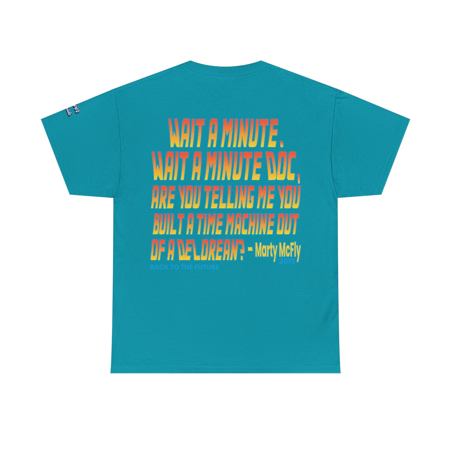 Oliver Outside Back to the Future Parody Tee – Retro Bear Style