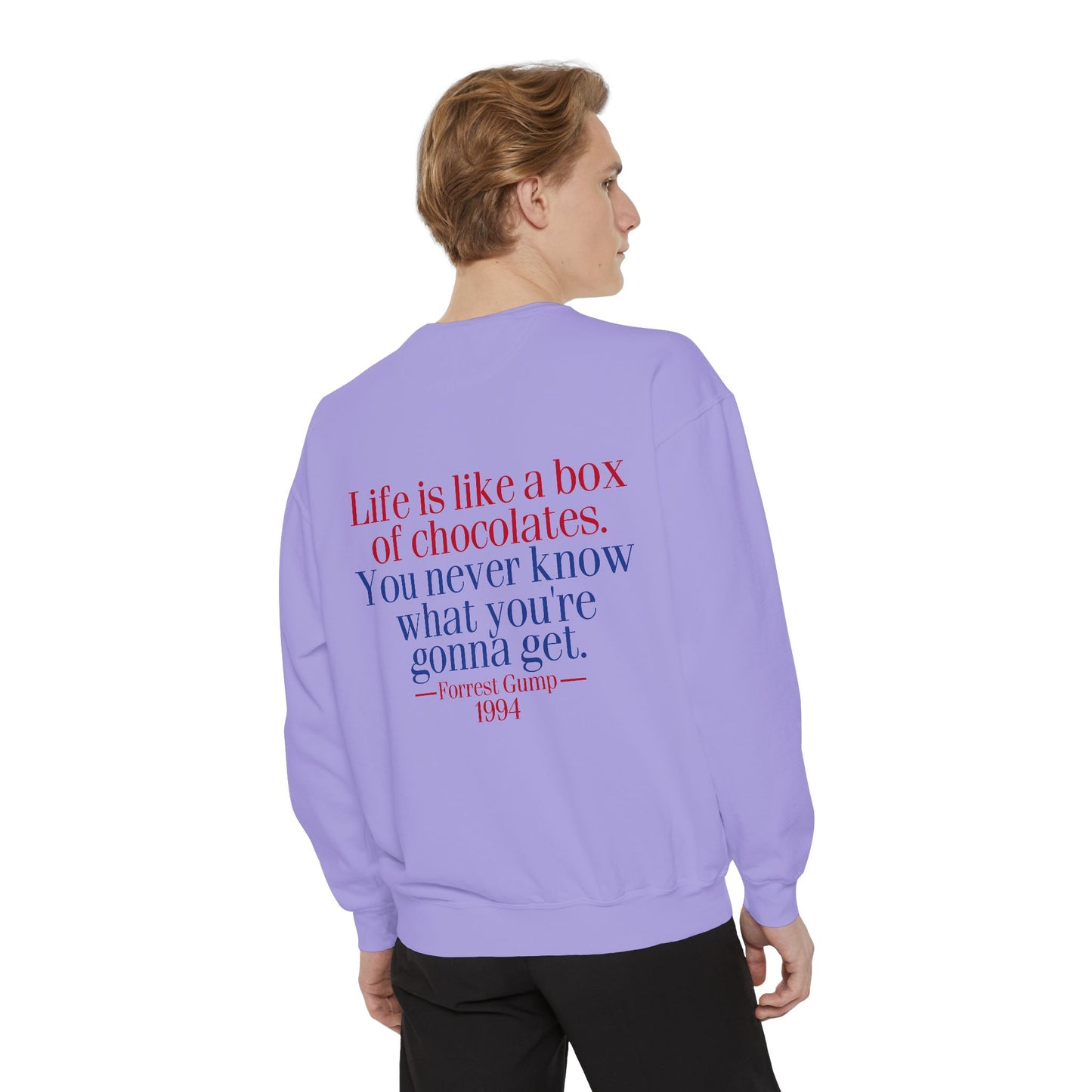 Oliver Outside Forrest Gump Parody Crewneck – Life is Bear-tiful