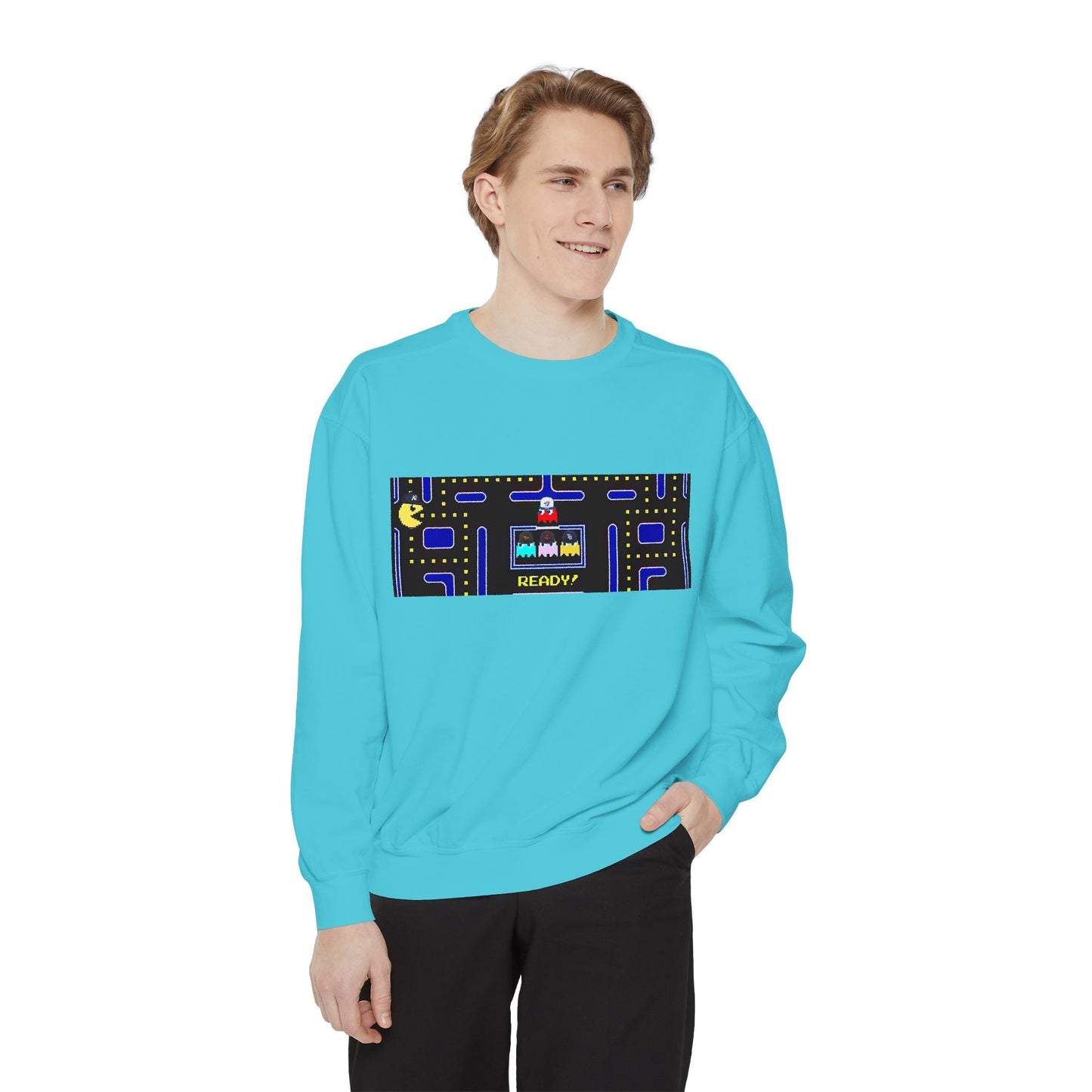 ⚾️🕹️ Retro Arcade Maze Yankee Sweatshirt – My City is Everything Crewneck