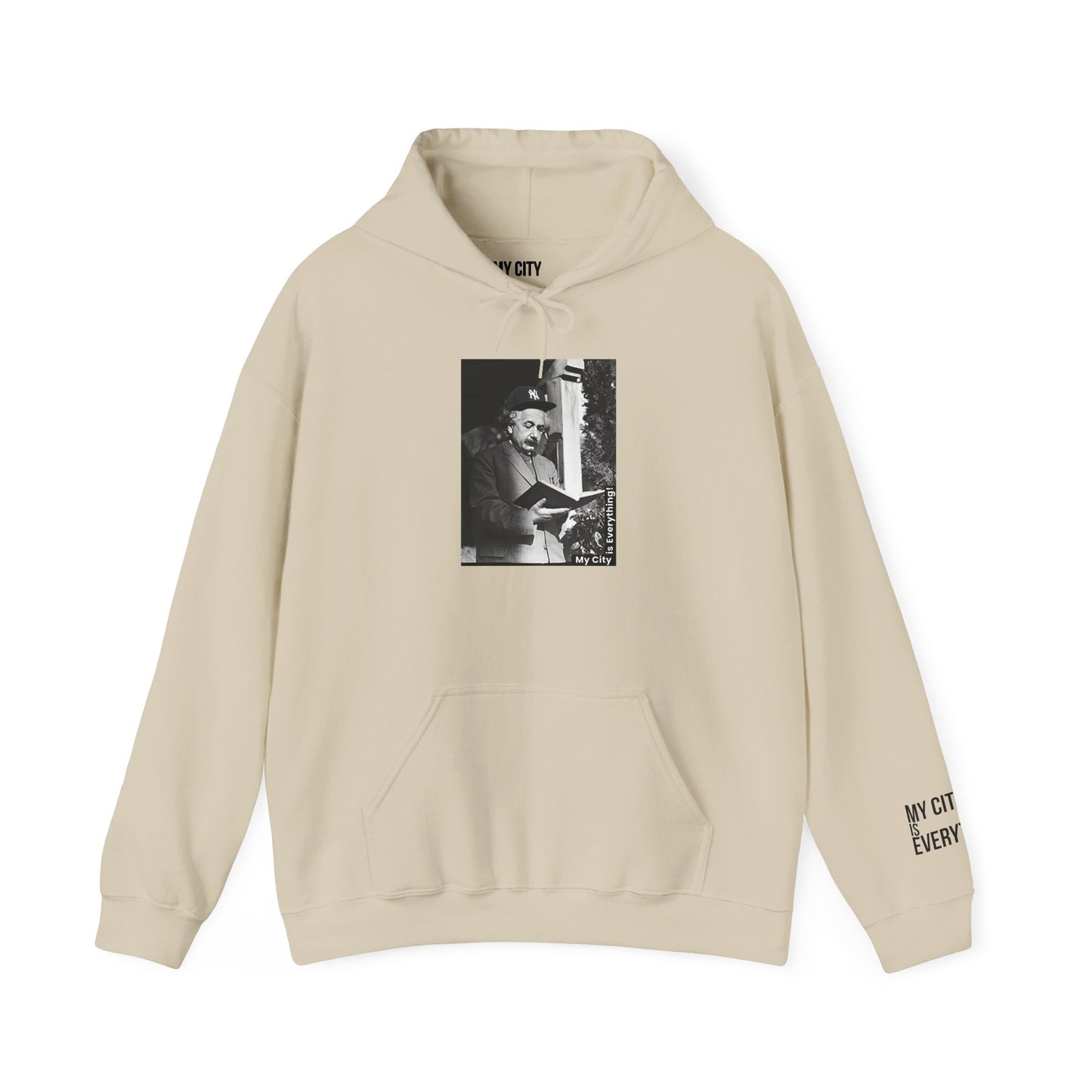 Einstein x Yankees Hoodie – Genius in a Fitted | My City Is Everything!