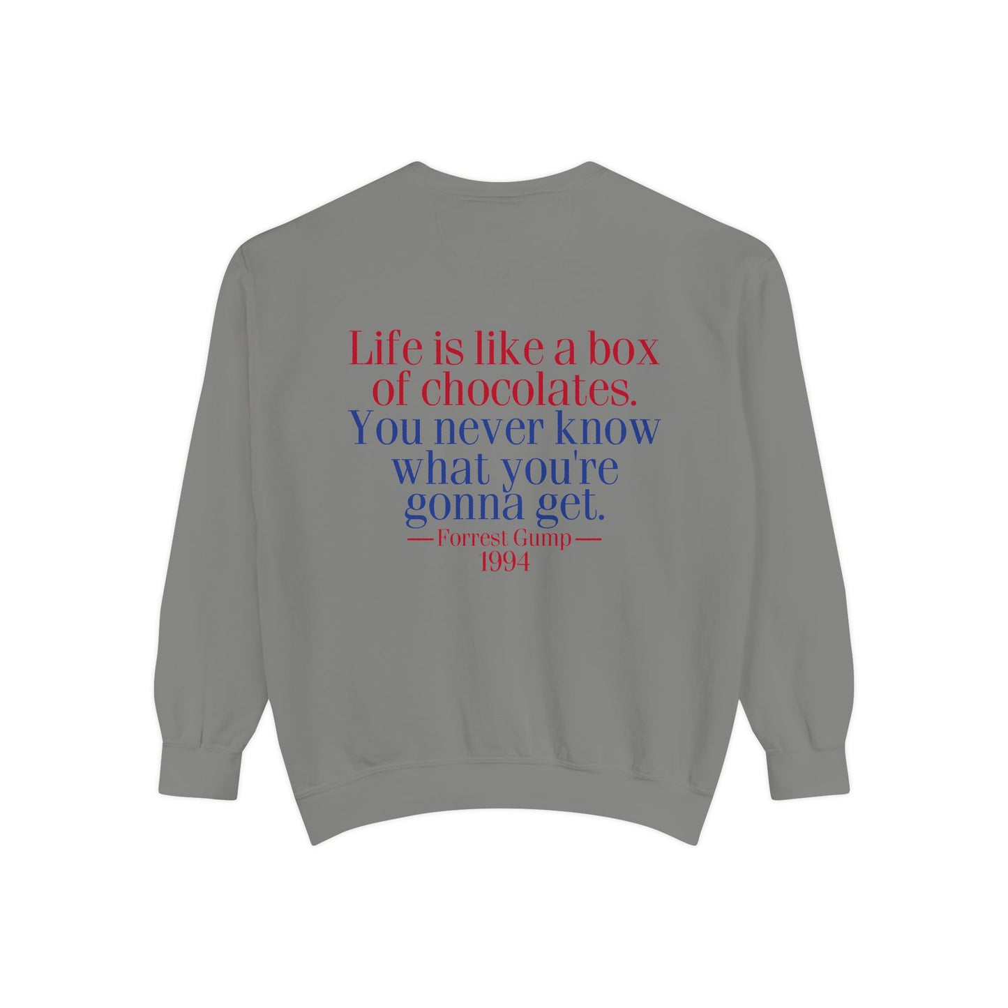 Oliver Outside Forrest Gump Parody Crewneck – Life is Bear-tiful