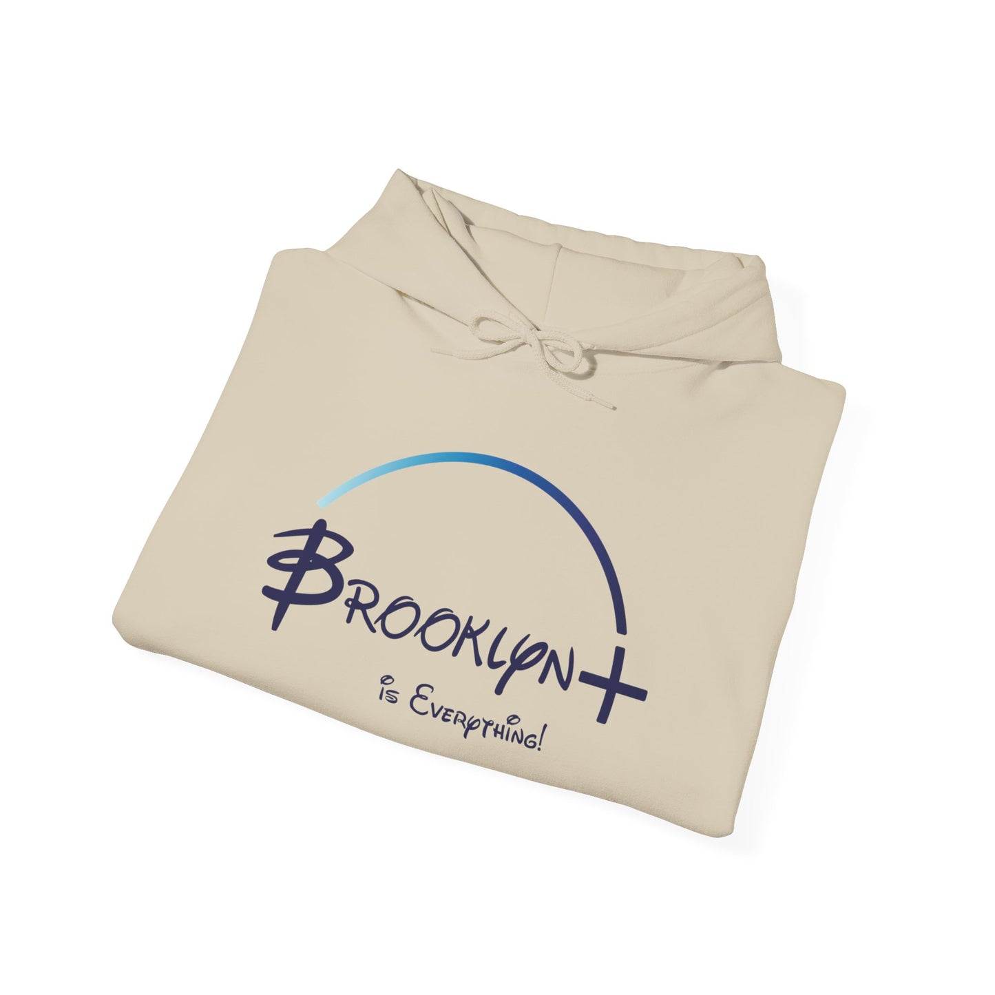 Brooklyn+ Is Everything! Hoodie – Bold Arch Logo Design | My City Is Everything