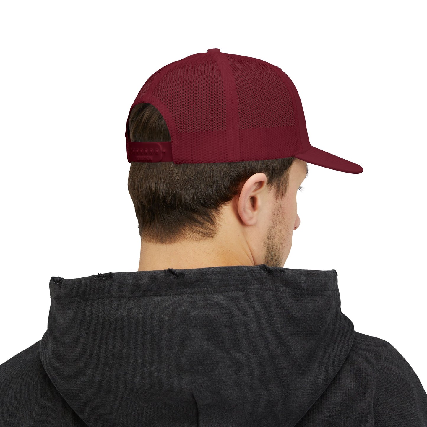 White Logo G.O.A.T. Talk Tees Trucker Hat – Classic Sports Debate Cap