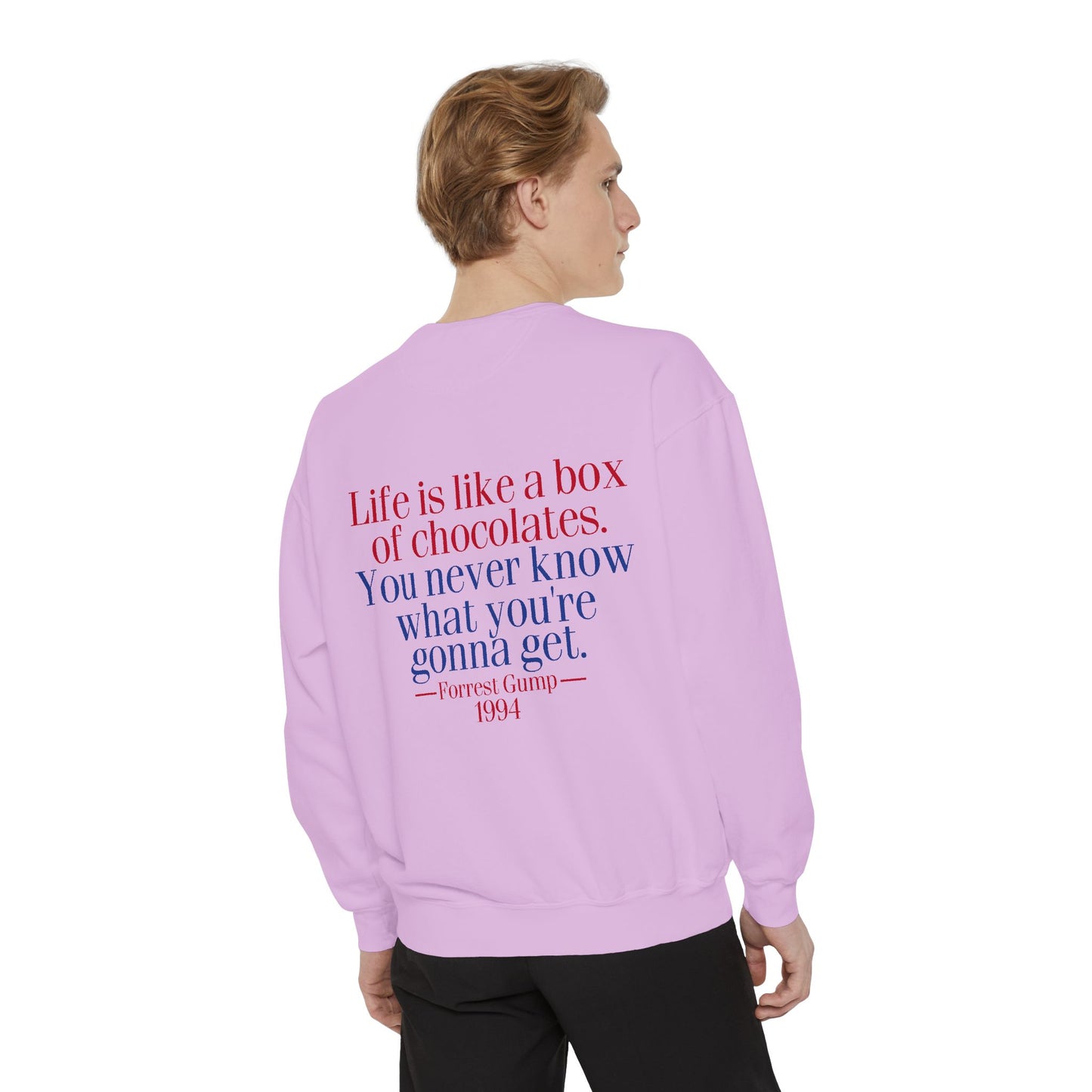 Oliver Outside Forrest Gump Parody Crewneck – Life is Bear-tiful