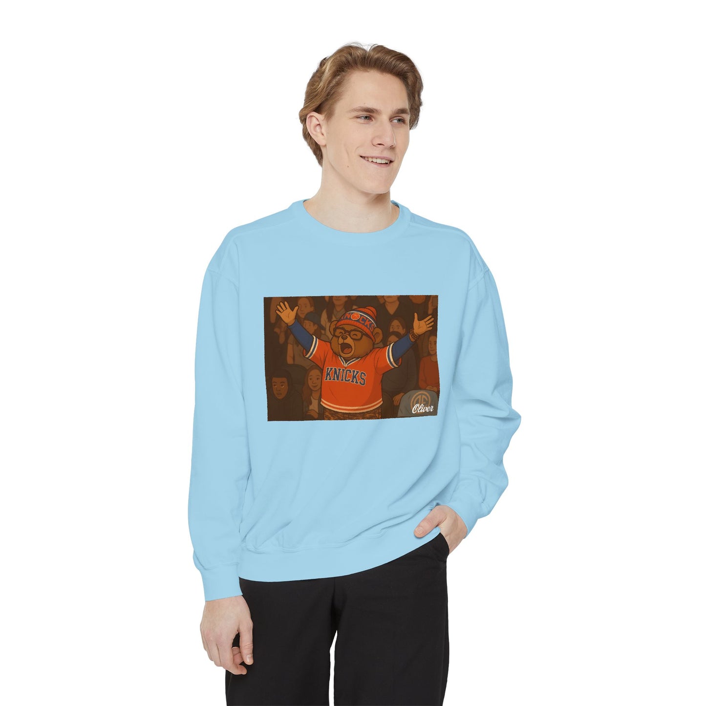 Oliver Knicks Fan Crewneck – NY Basketball Sweatshirt | Oliver Outside Collection