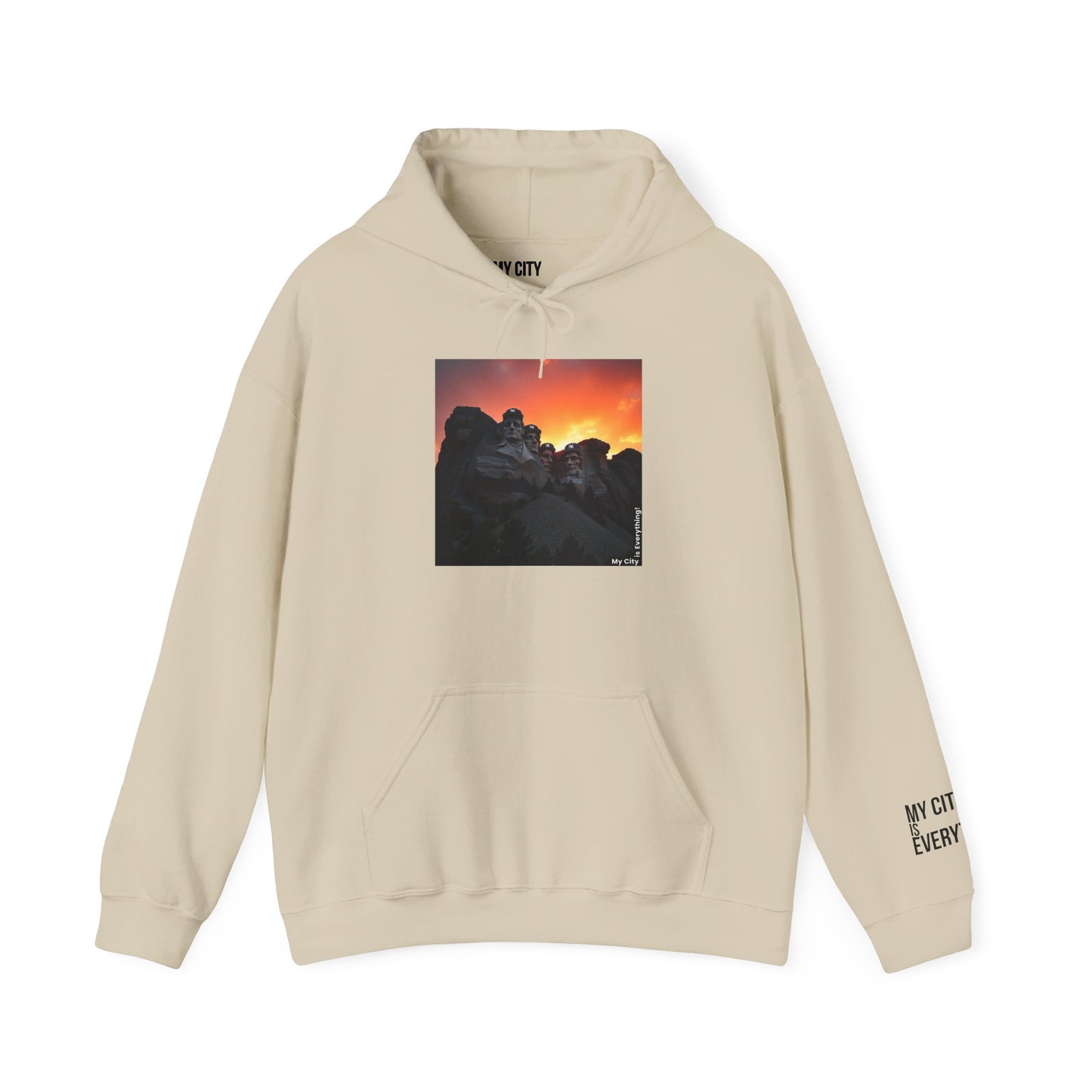 Mt. Rushmore Yankees Cap Hoodie – My City Is Everything | Founding Icons Streetwear