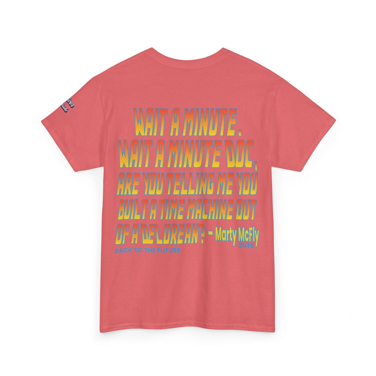 Oliver Outside Back to the Future Parody Tee – Retro Bear Style