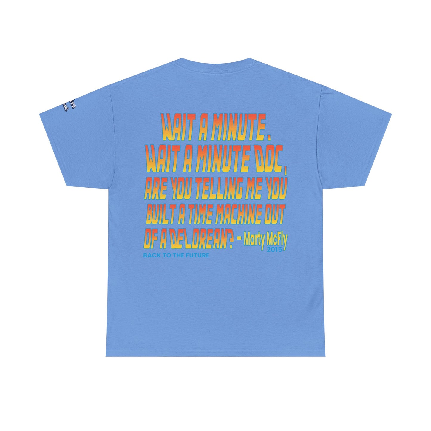 Oliver Outside Back to the Future Parody Tee – Retro Bear Style