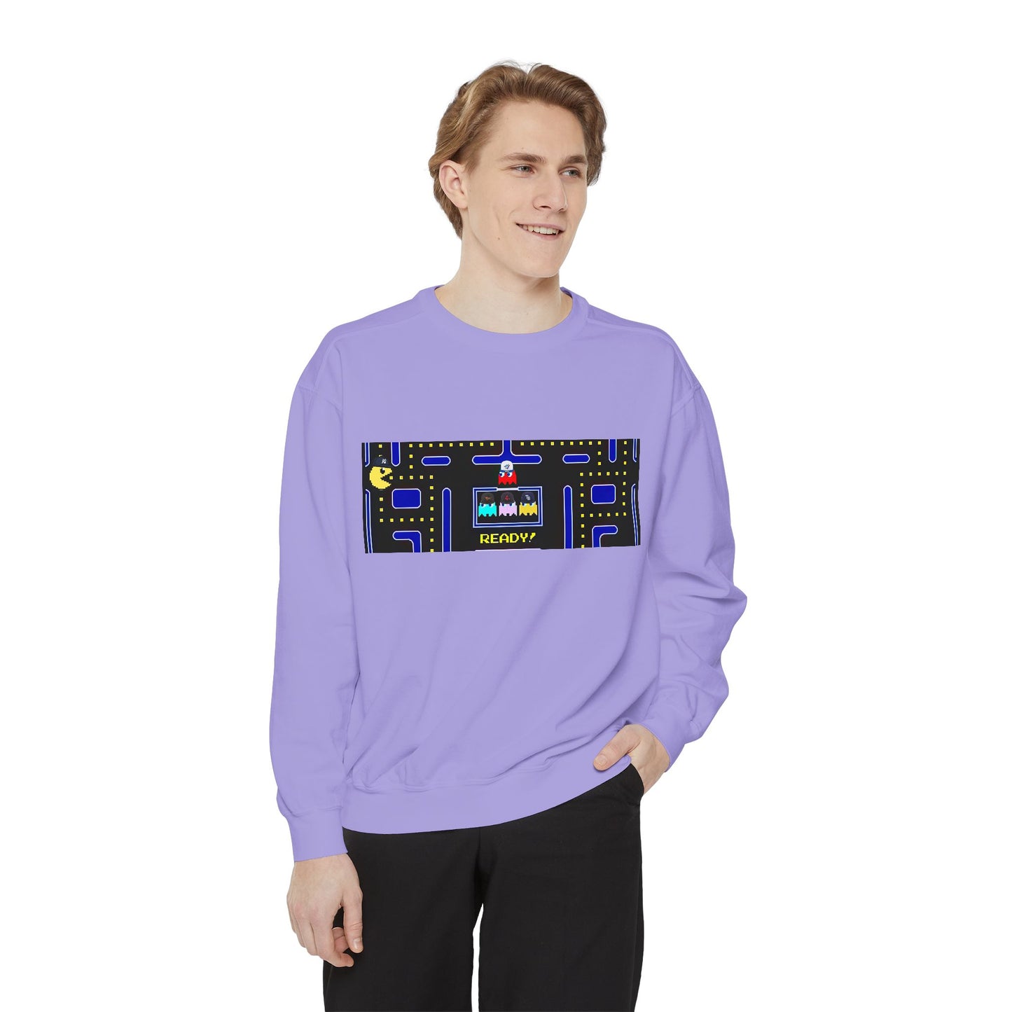 ⚾️🕹️ Retro Arcade Maze Yankee Sweatshirt – My City is Everything Crewneck