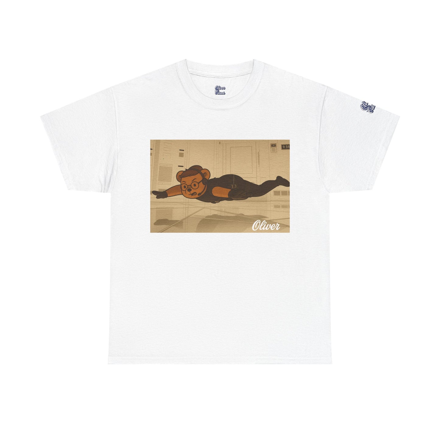 Oliver Outside Mission Impossible Parody Tee – Stealth Mode Bear