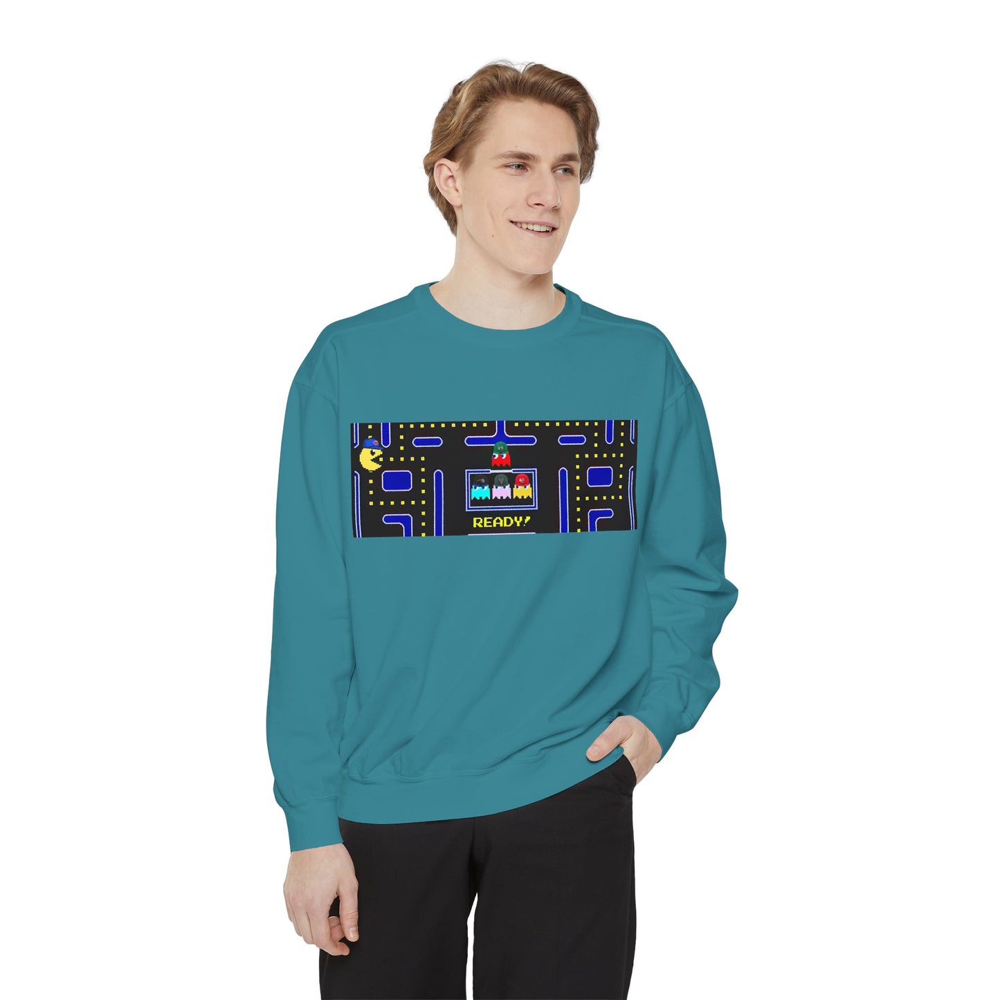 🏀🕹️ Retro Arcade Maze Knicks Sweatshirt – My City is Everything Crewneck