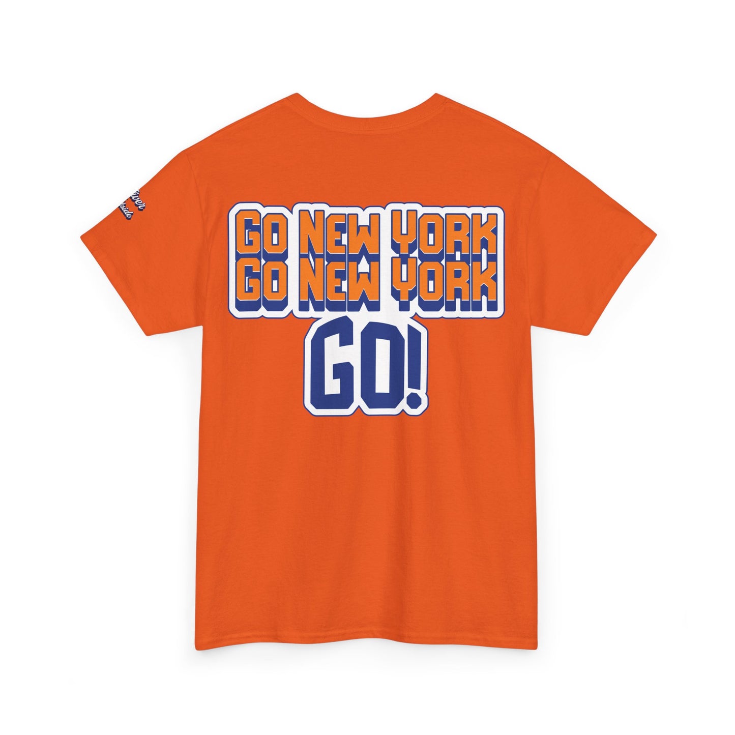 Oliver Outside Knicks Fan Tee – Courtside Energy Bear Style