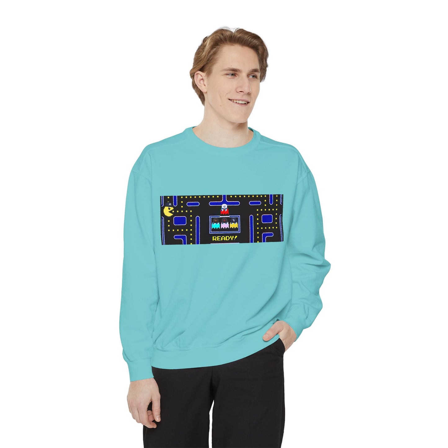 ⚾️🕹️ Retro Arcade Maze Yankee Sweatshirt – My City is Everything Crewneck