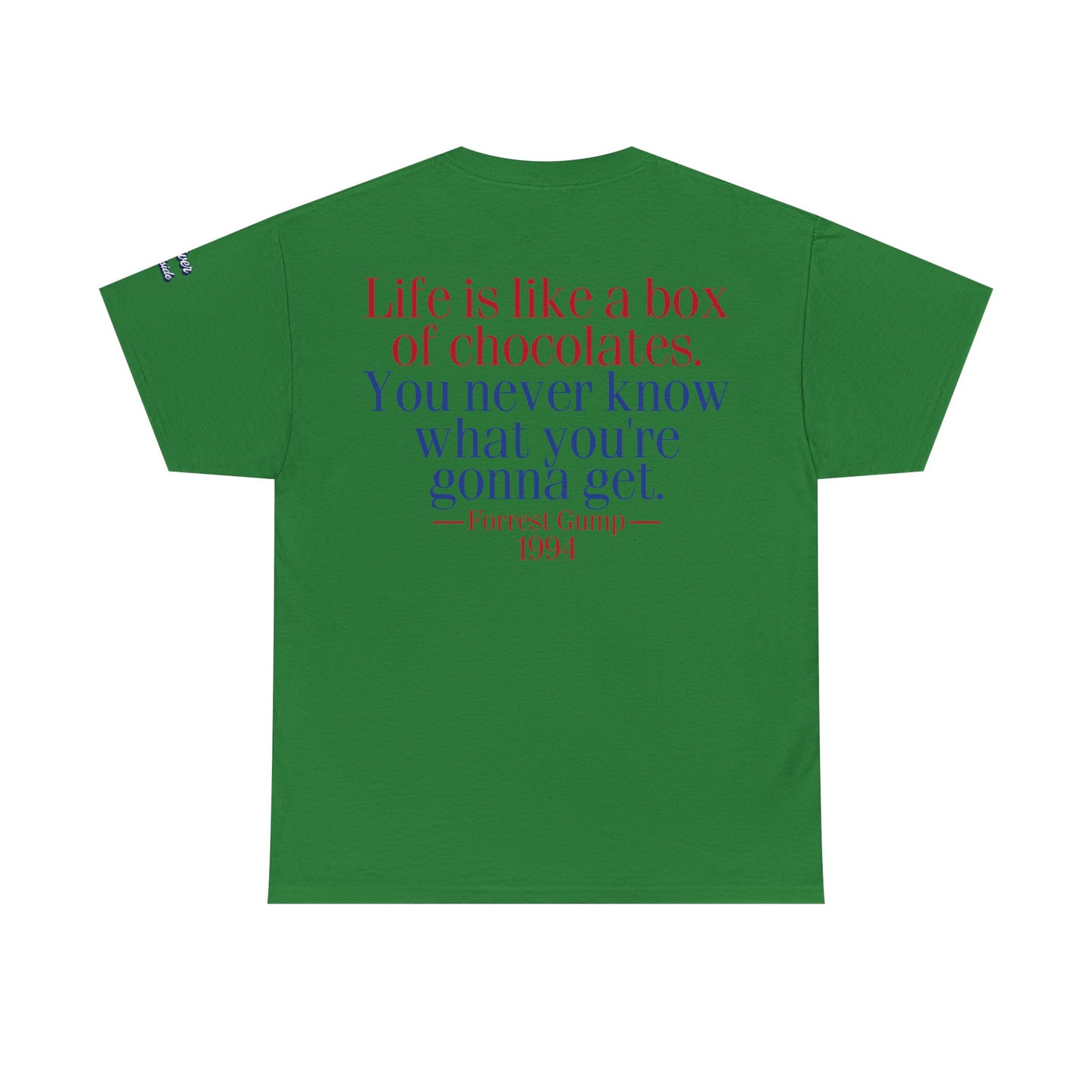 Oliver Outside Forrest Gump Parody Tee – Bench Time Classic