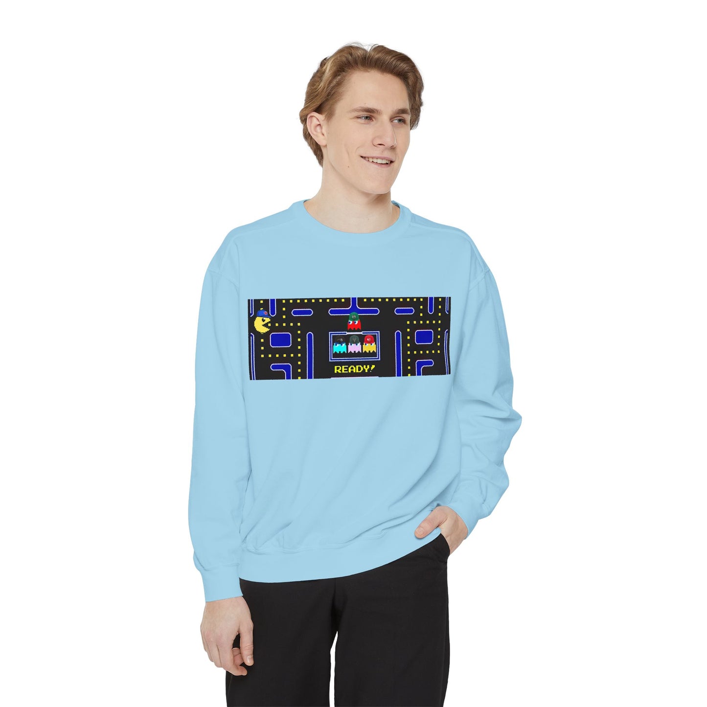 🏀🕹️ Retro Arcade Maze Knicks Sweatshirt – My City is Everything Crewneck