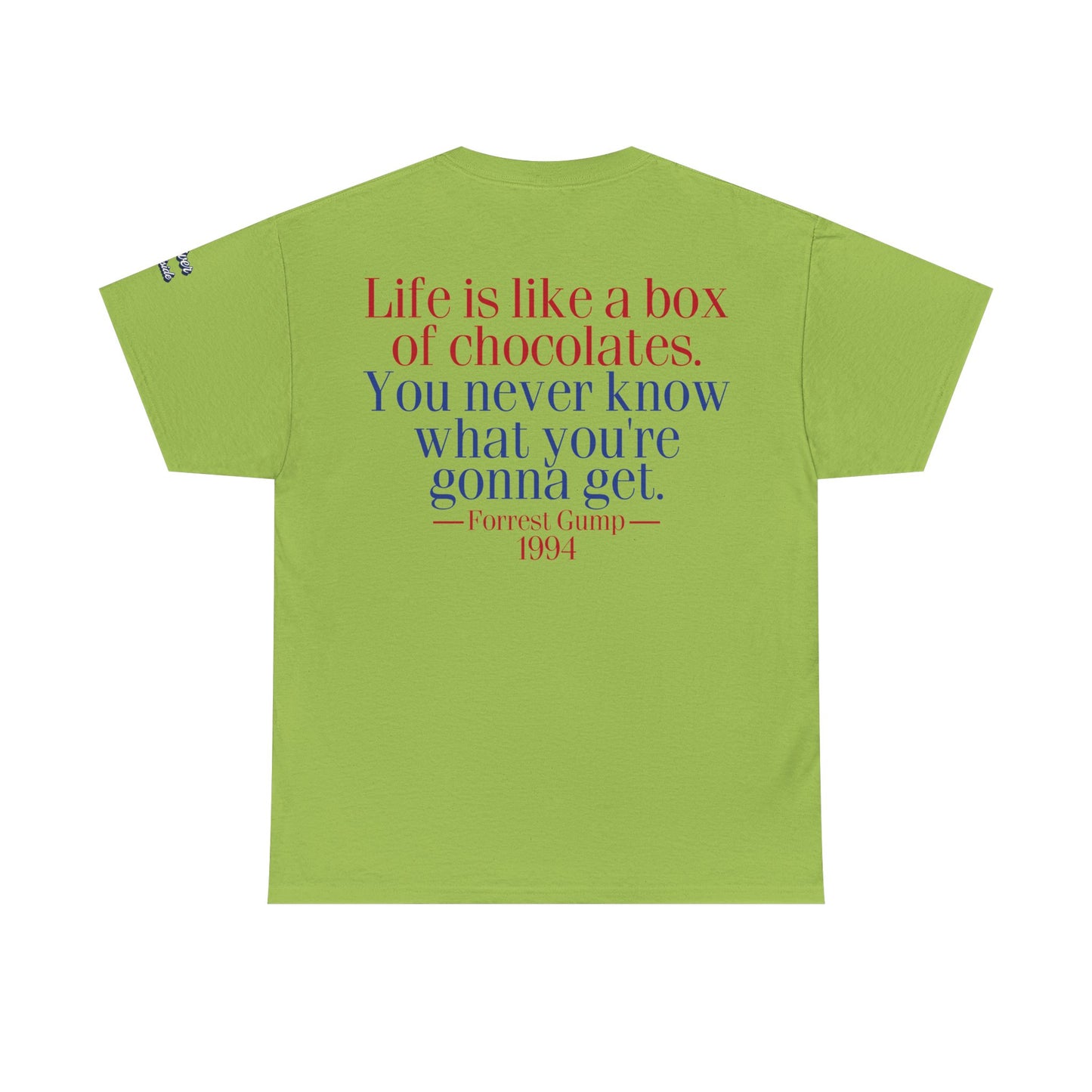 Oliver Outside Forrest Gump Parody Tee – Bench Time Classic