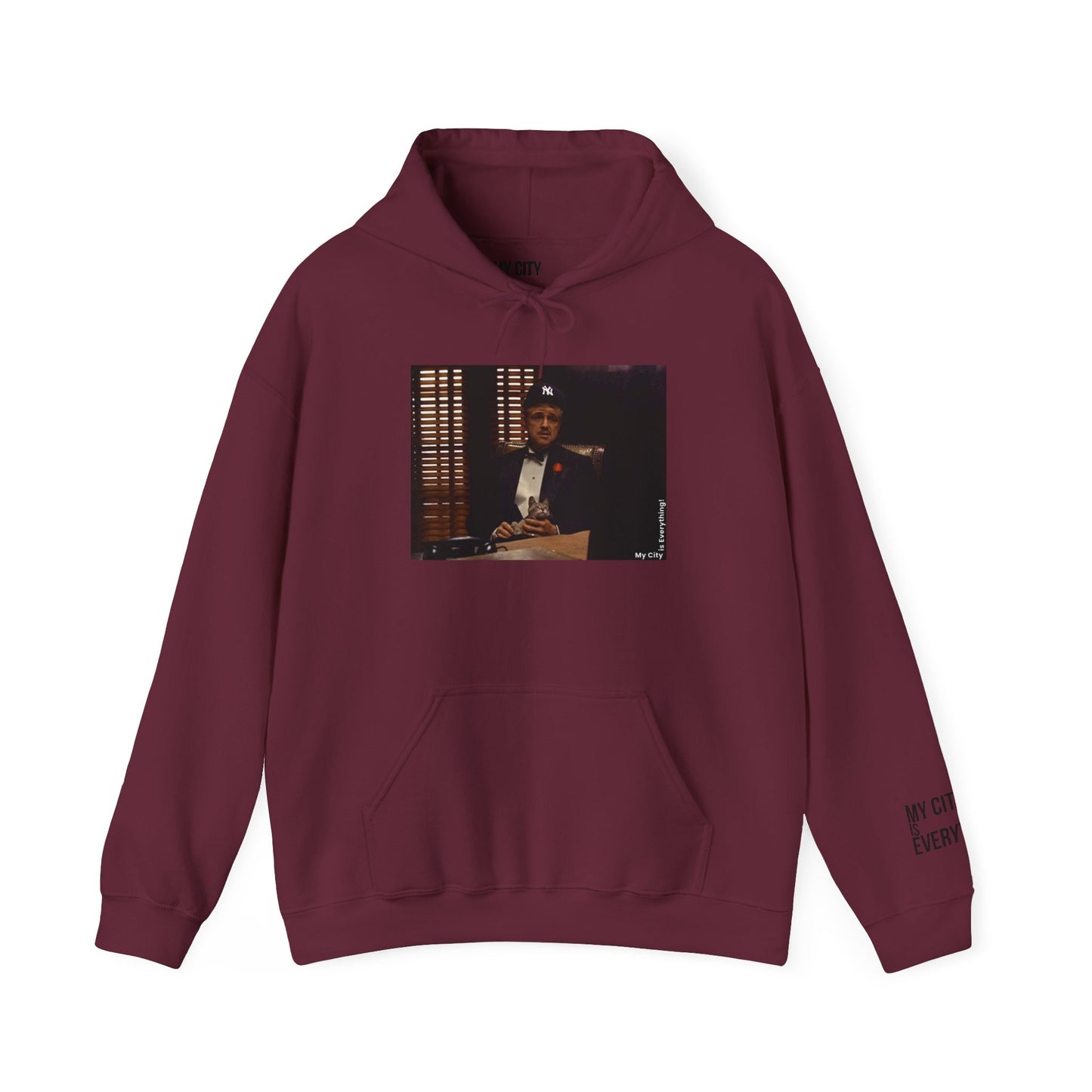The Don Hoodie – Iconic Boss in Yankees Hat | My City is Everything!