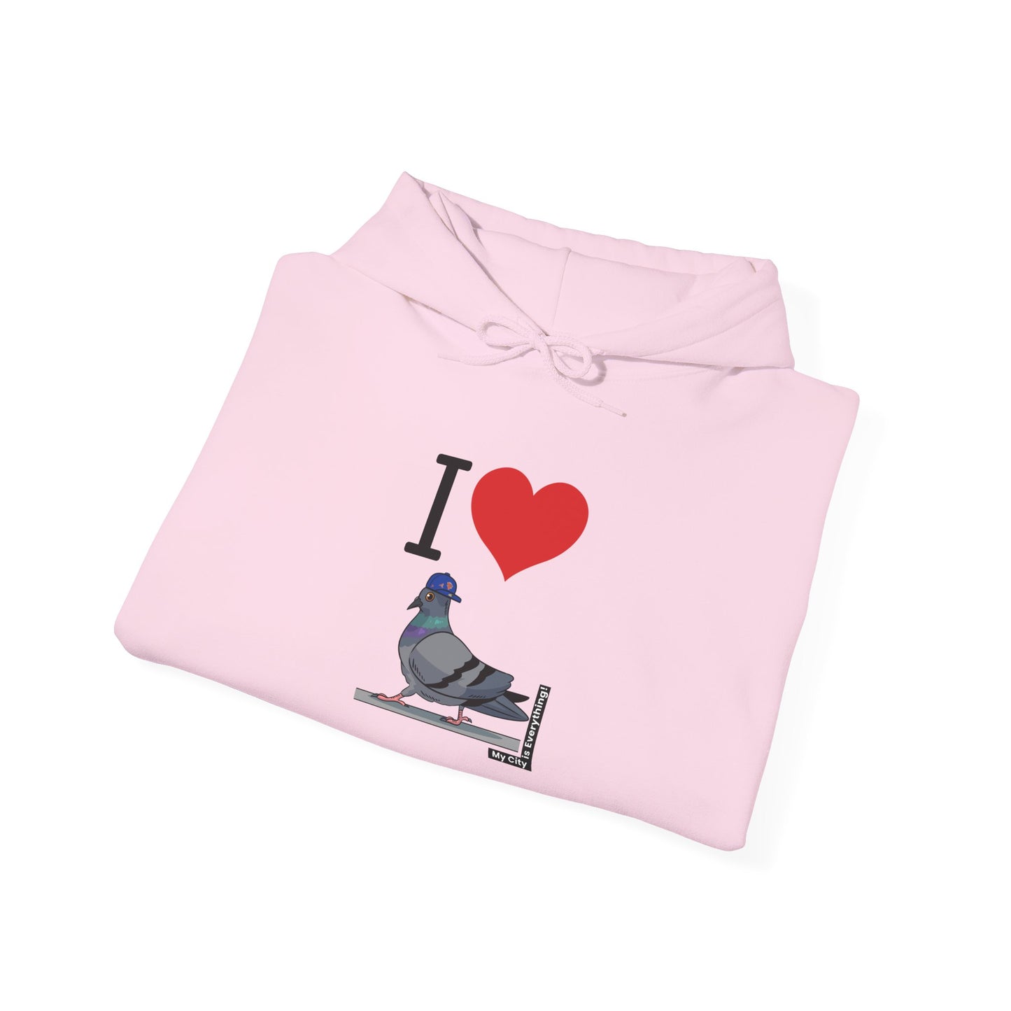 I Love My Yankees Pigeon Hoodie – Streetwise Urban Drop by My City Is Everything!