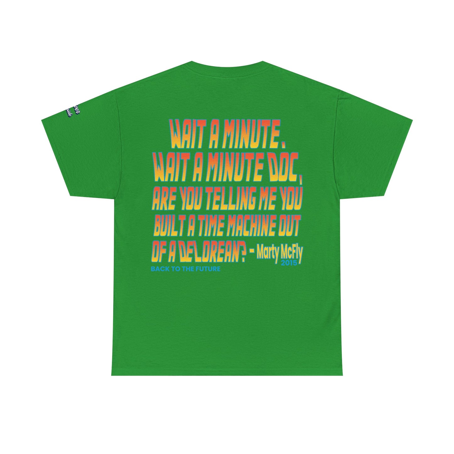 Oliver Outside Back to the Future Parody Tee – Retro Bear Style