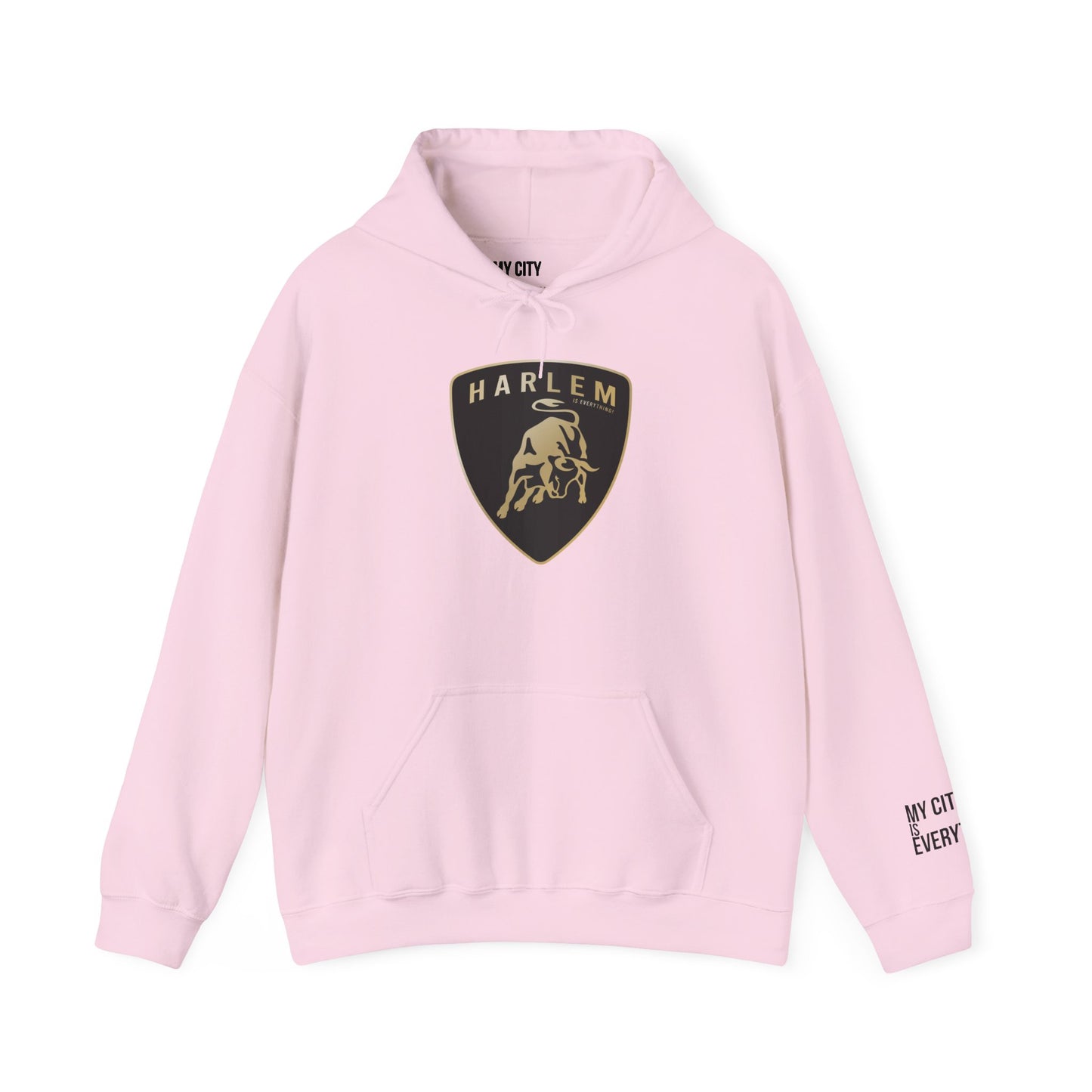 Harlem Lambo Bull Emblem Hoodie | My City Is Everything Streetwear