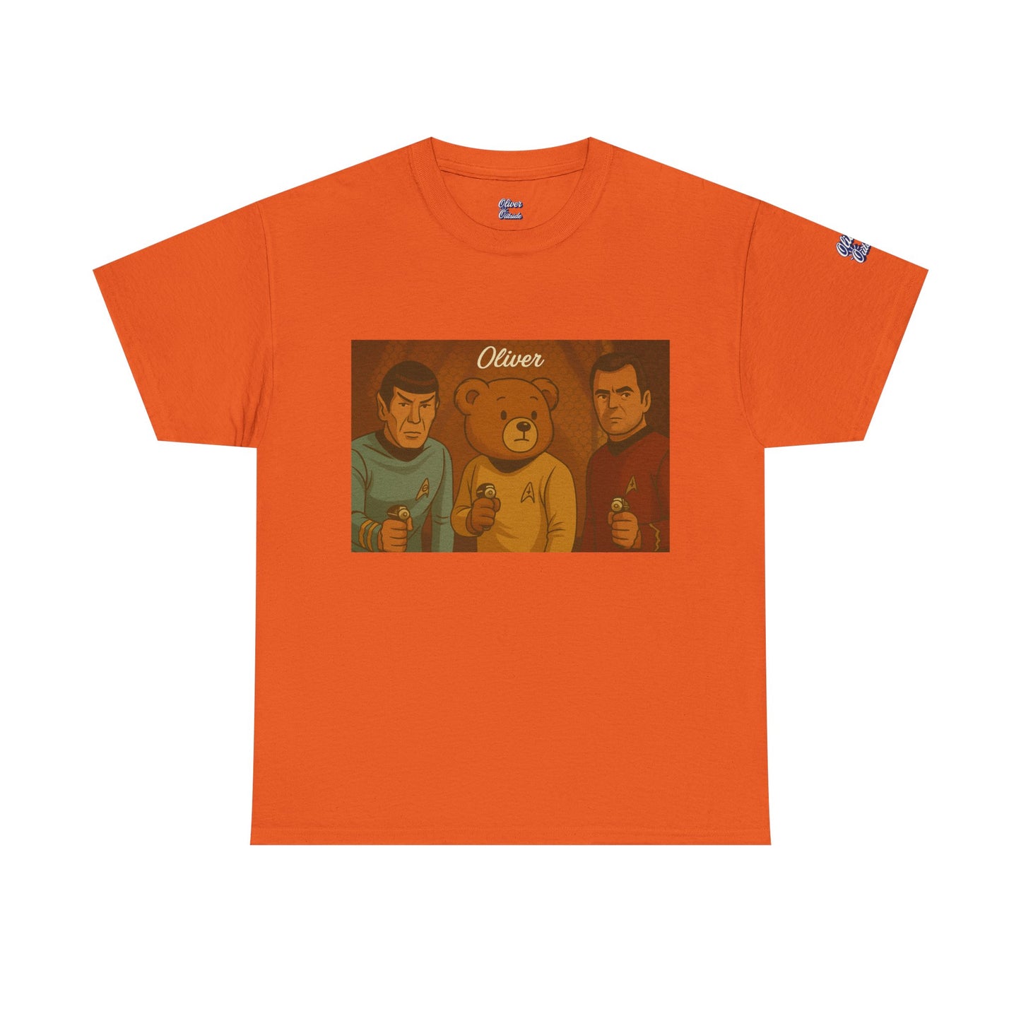 Oliver Outside Star Trek Parody Tee – Boldly Bear Where No One Has