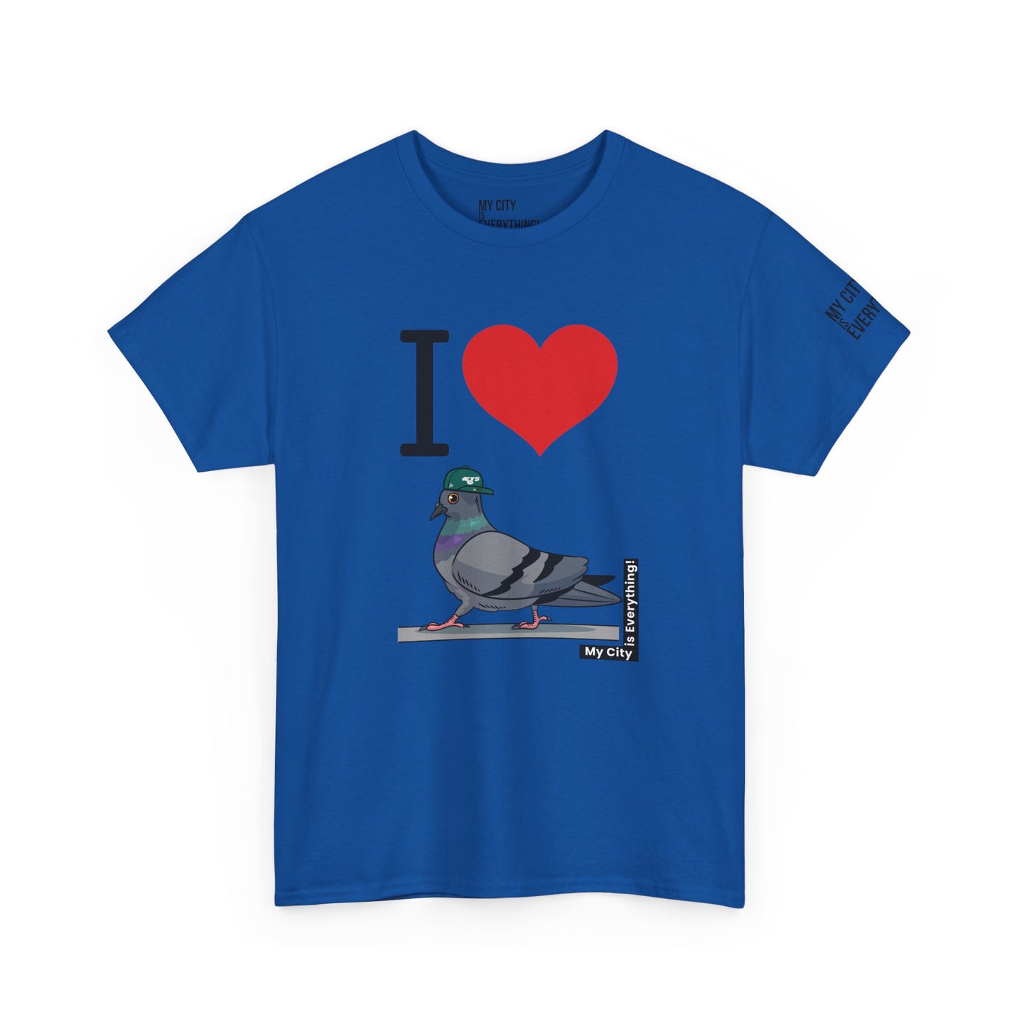 I ❤️ My City Pigeon Tee – Jets Street Bird Remix | My City Is Everything!