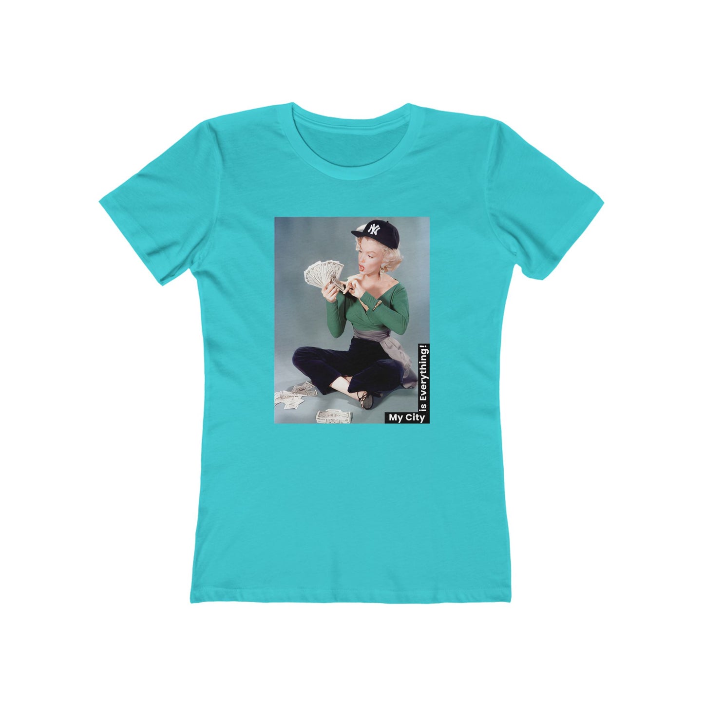 Marilyn x Money x Yankees Tee – Vintage Icon Remix | My City Is Everything!