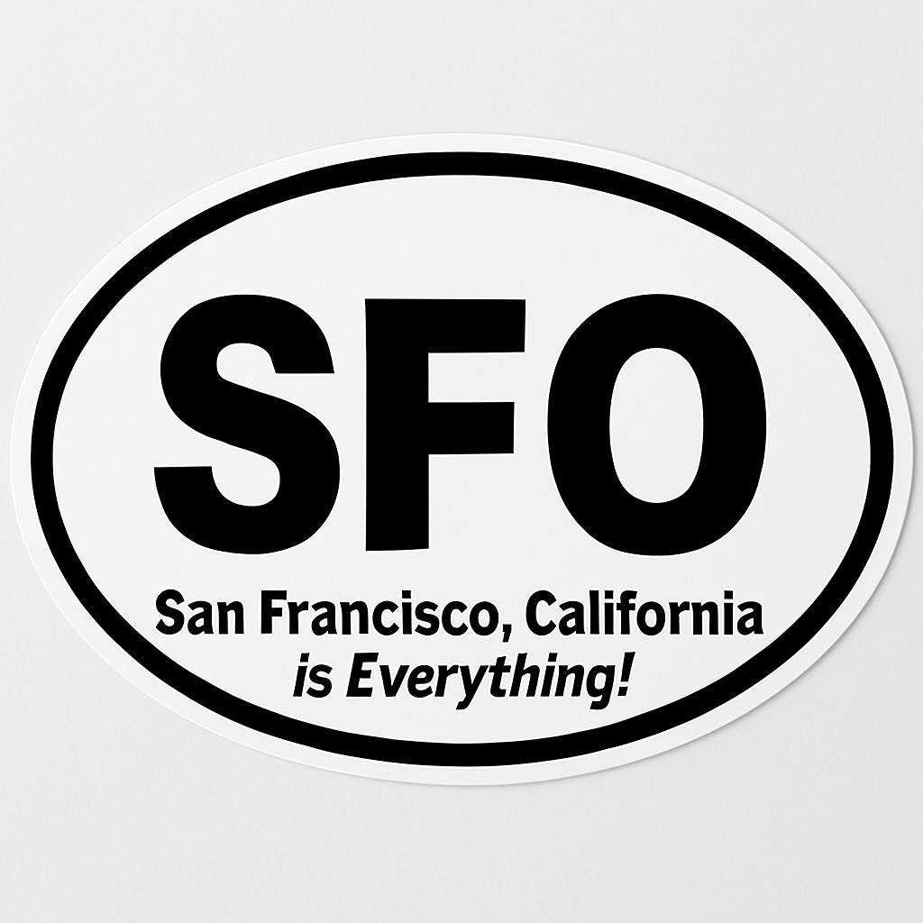 The Bay Sticker Love Sticker