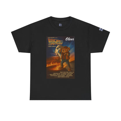 Oliver Outside Back to the Future Parody Tee – Retro Bear Style