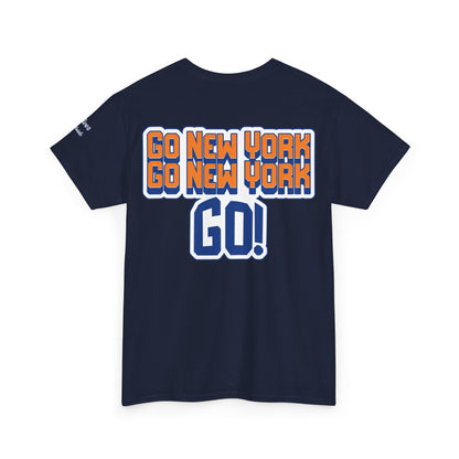 Oliver Outside Knicks Fan Tee – Courtside Energy Bear Style