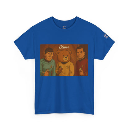 Oliver Outside Star Trek Parody Tee – Boldly Bear Where No One Has